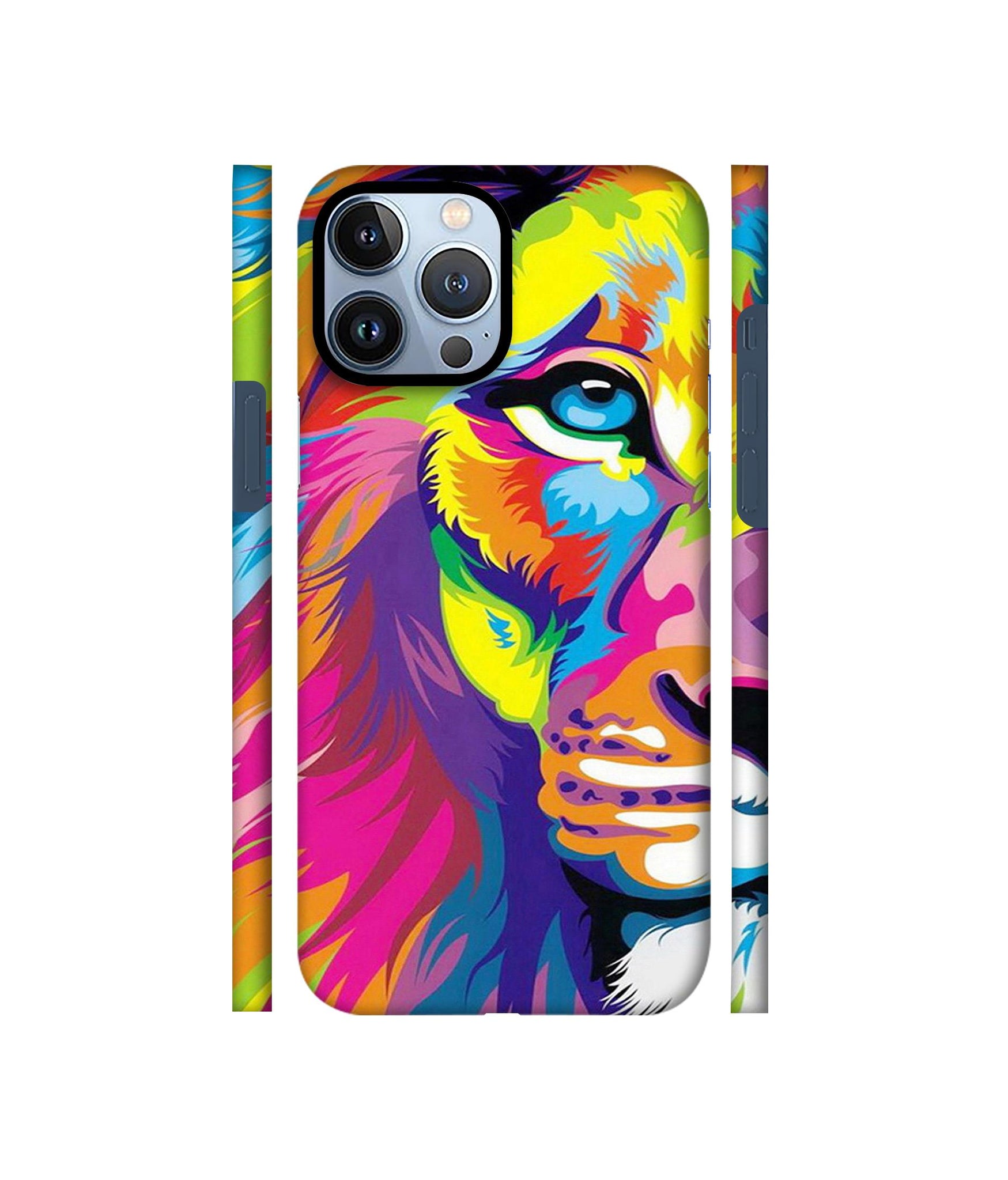 Lion Designer Hard Back Cover for Apple iPhone 13 Pro