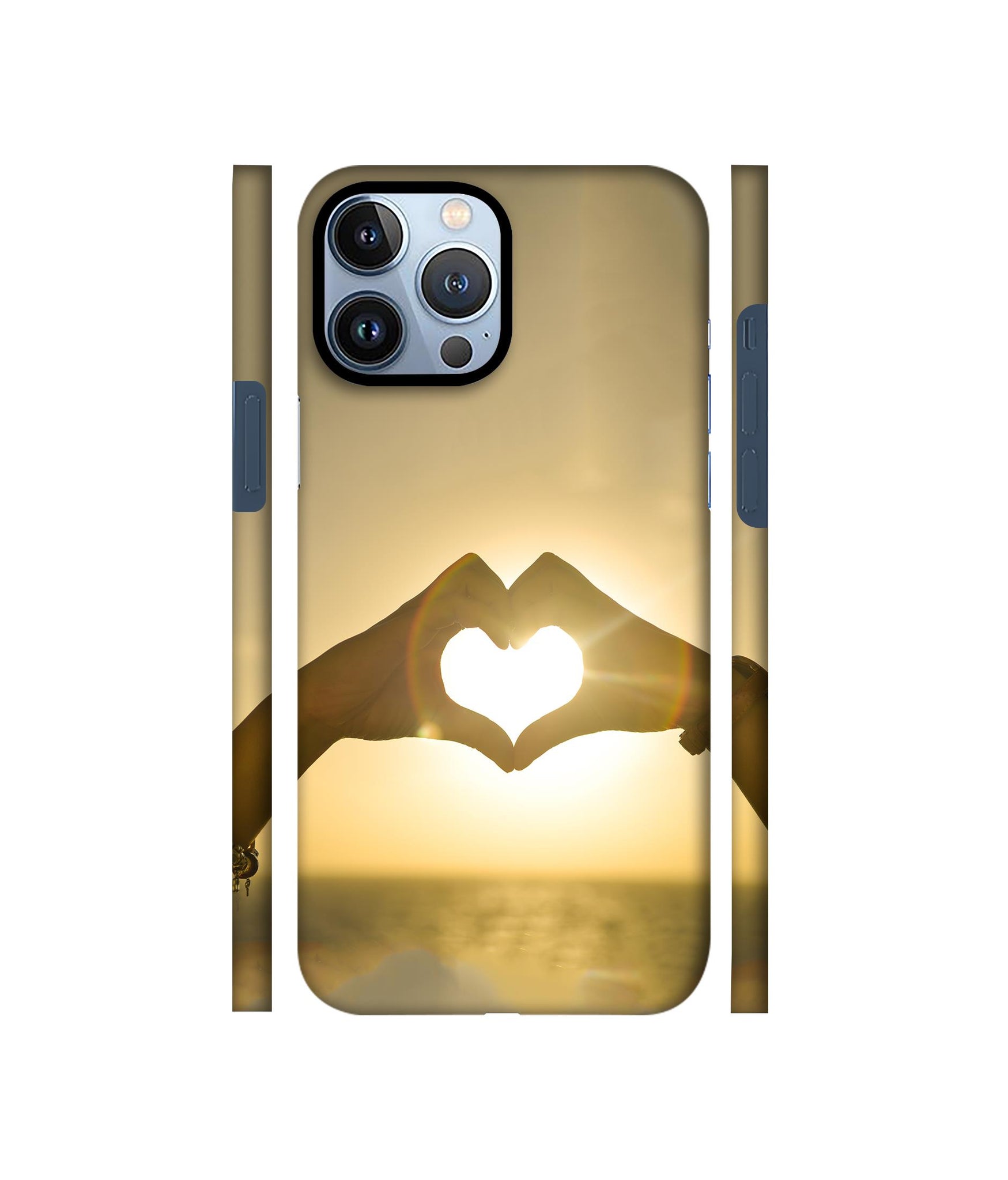 Heart in Hand Shape Designer Hard Back Cover for Apple iPhone 13 Pro