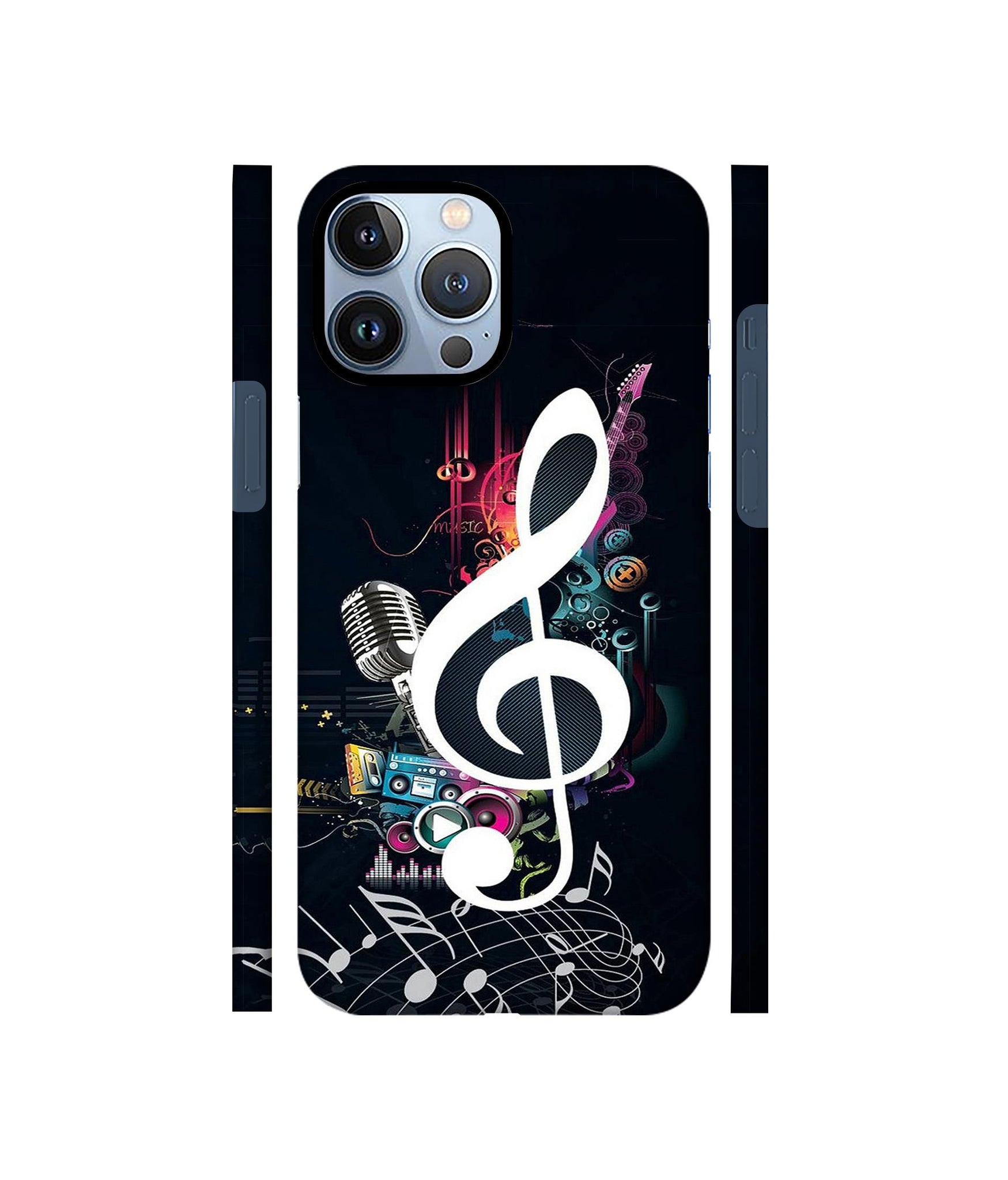 Mike and Music Designer Hard Back Cover for Apple iPhone 13 Pro