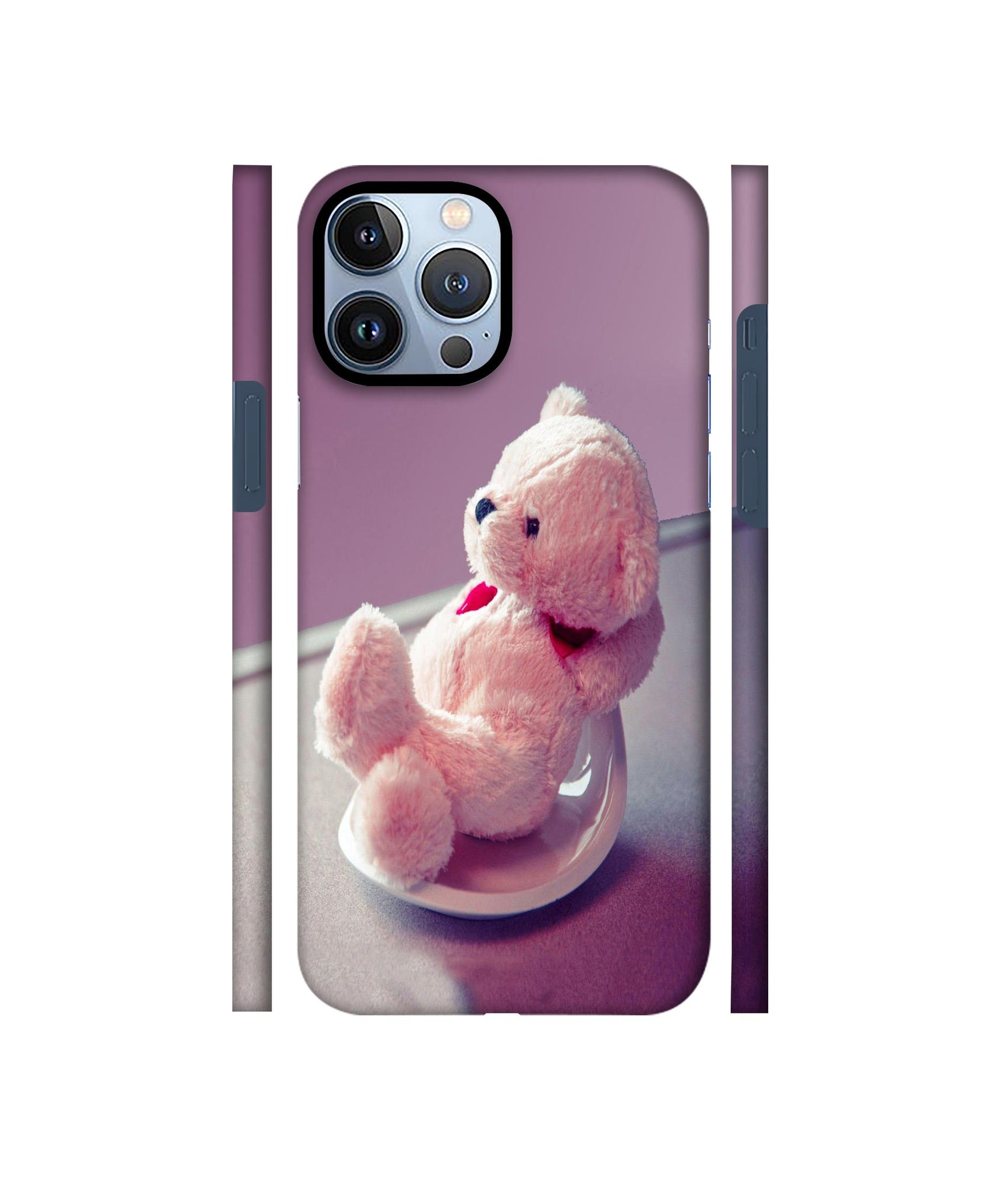 Cute Teddy Bear Designer Hard Back Cover for Apple iPhone 13 Pro