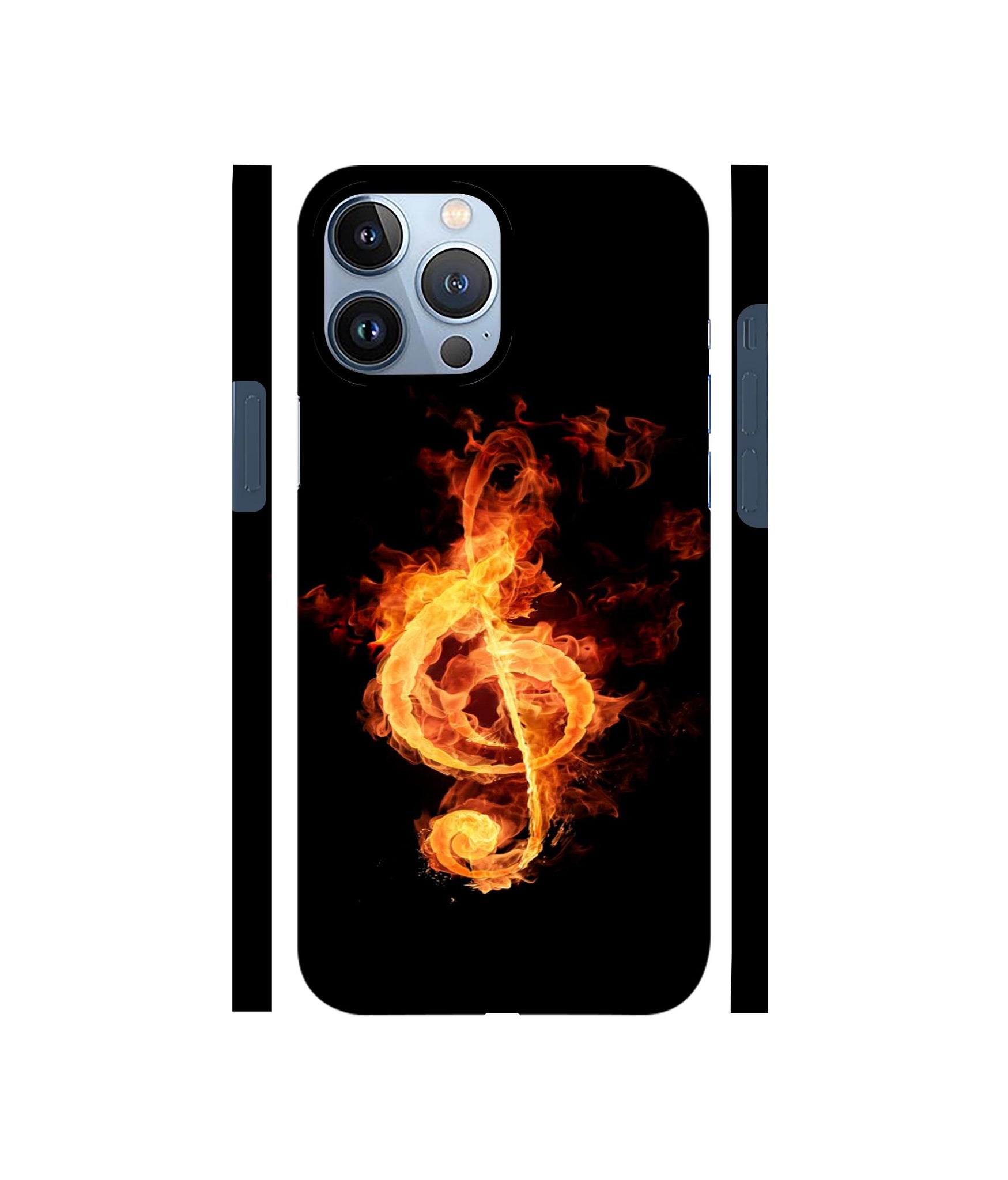 Fire Note Designer Hard Back Cover for Apple iPhone 13 Pro