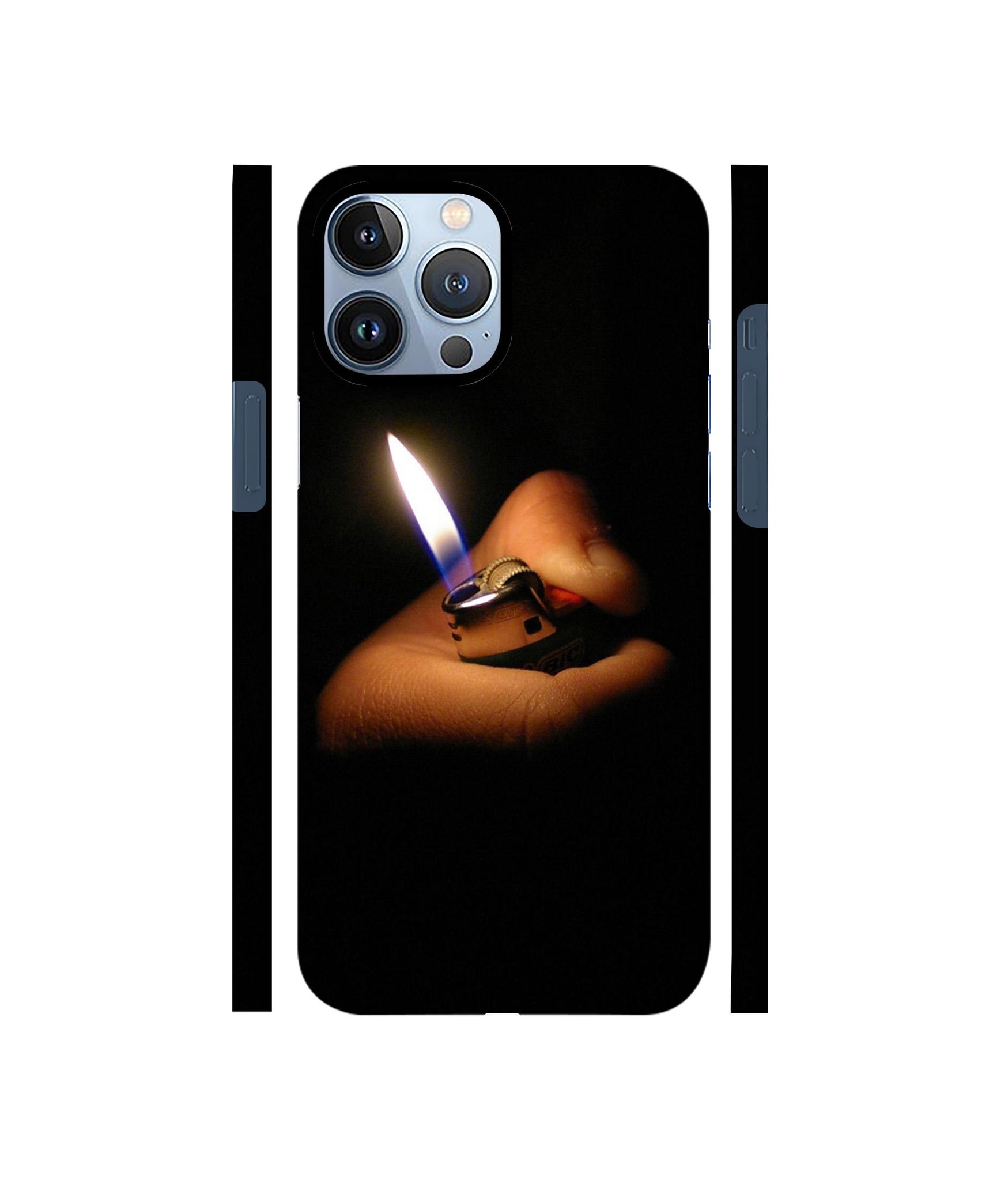 Lighter Flames Designer Hard Back Cover for Apple iPhone 13 Pro