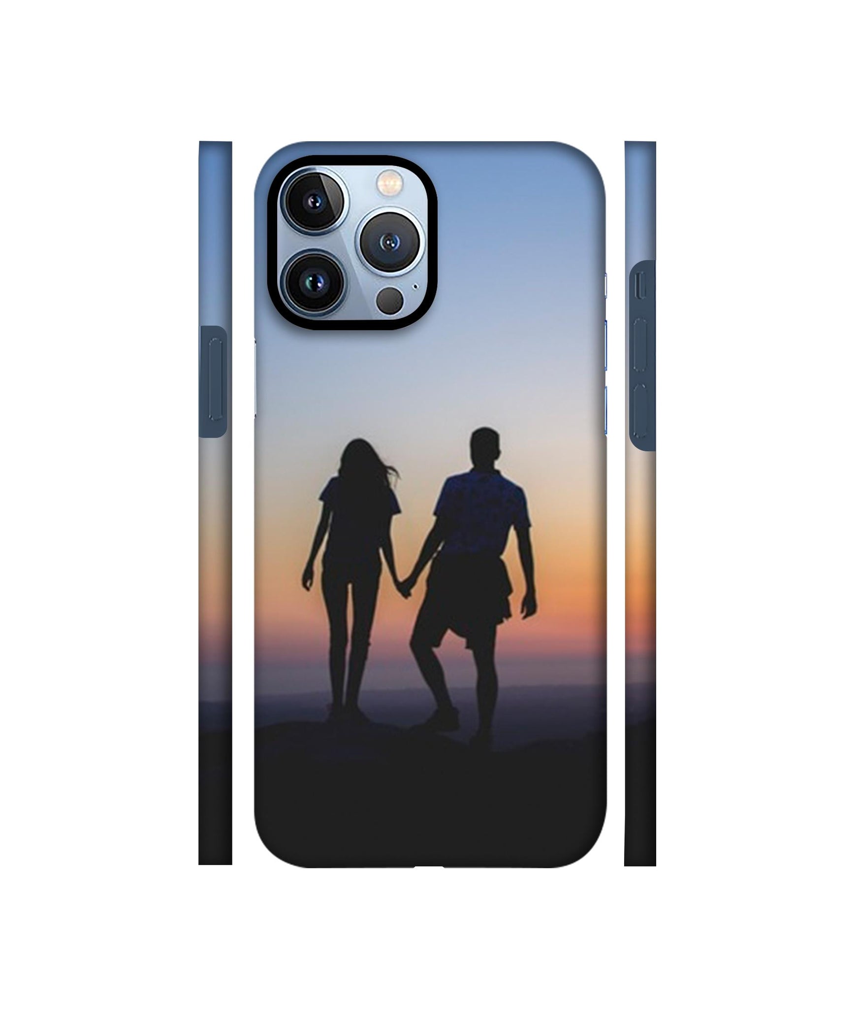 Couple On Beach Designer Hard Back Cover for Apple iPhone 13 Pro