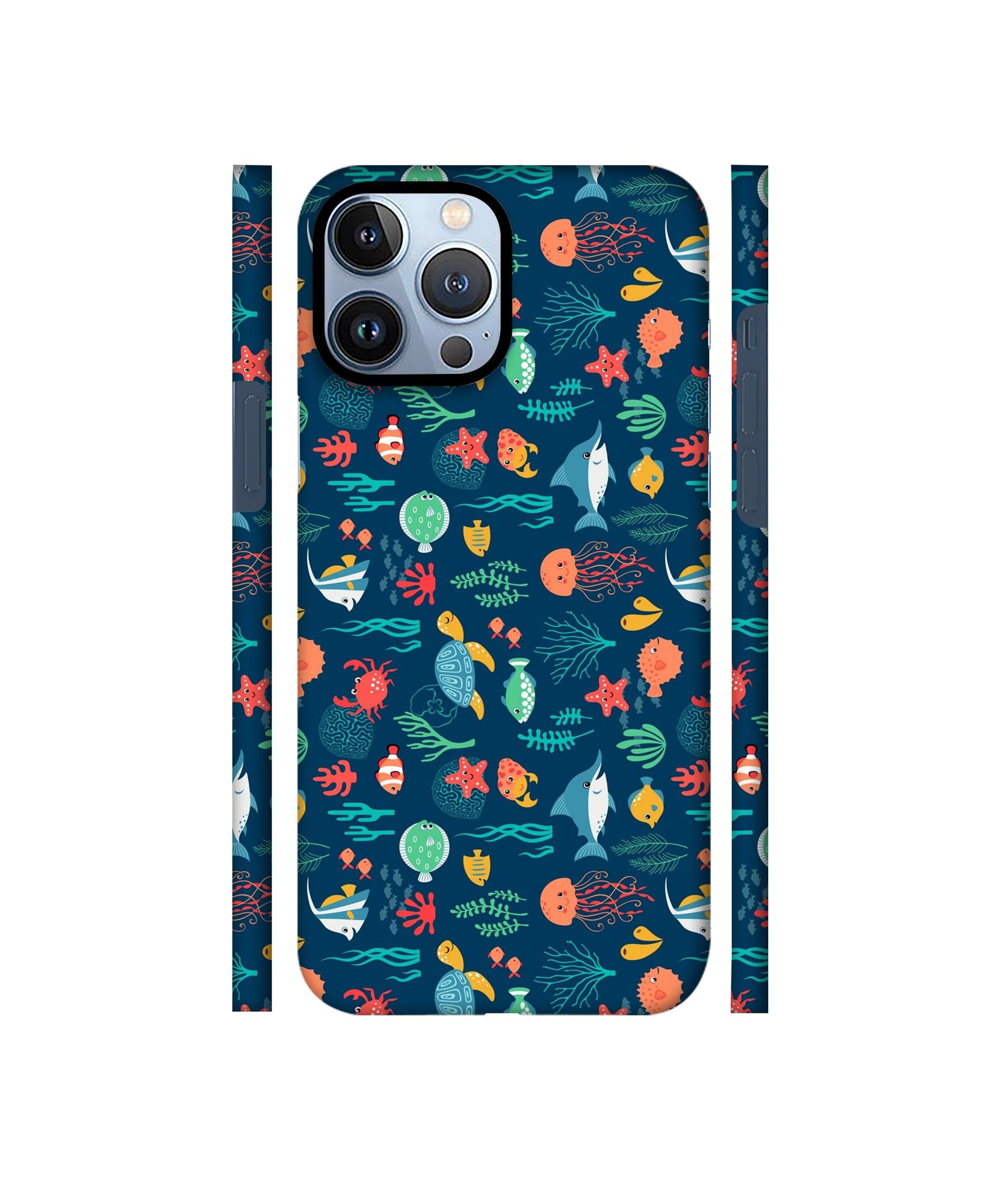 Aquarium Texture Designer Hard Back Cover for Apple iPhone 13 Pro