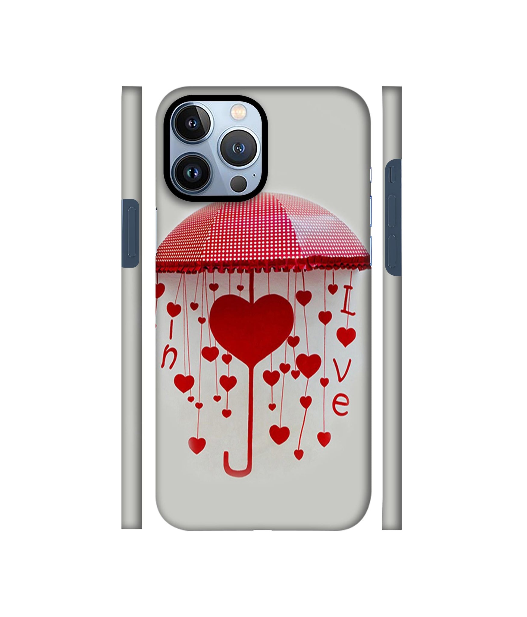 Love Heart Designer Hard Back Cover for Apple iPhone 13 Pro