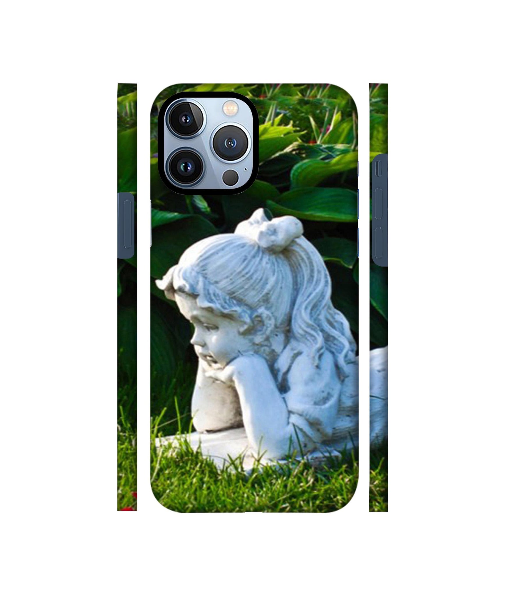 Statue of Girl Designer Hard Back Cover for Apple iPhone 13 Pro