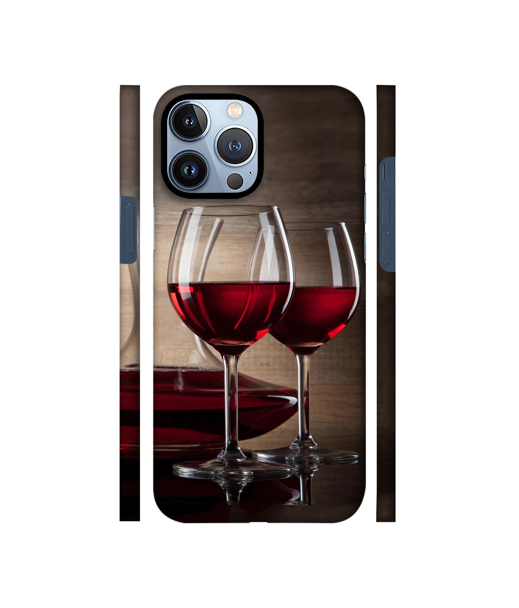 Wine Glass Designer Hard Back Cover for Apple iPhone 13 Pro