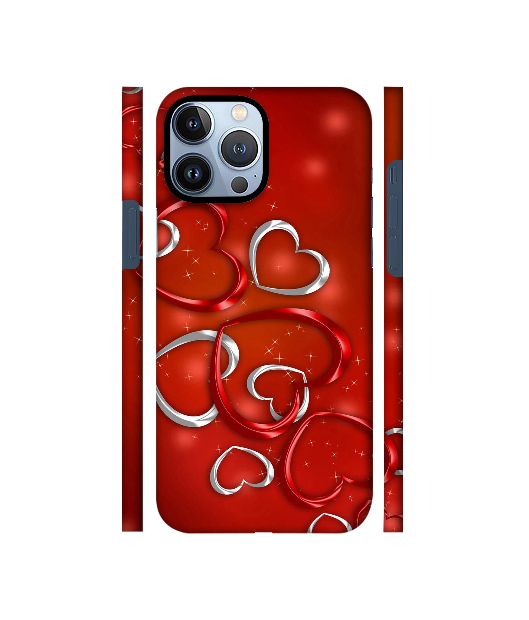 Hearts Designer Hard Back Cover for Apple iPhone 13 Pro