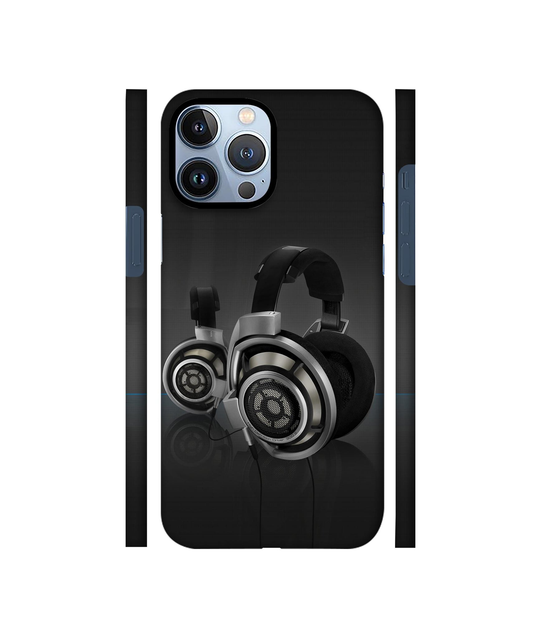 Head Phone Designer Hard Back Cover for Apple iPhone 13 Pro