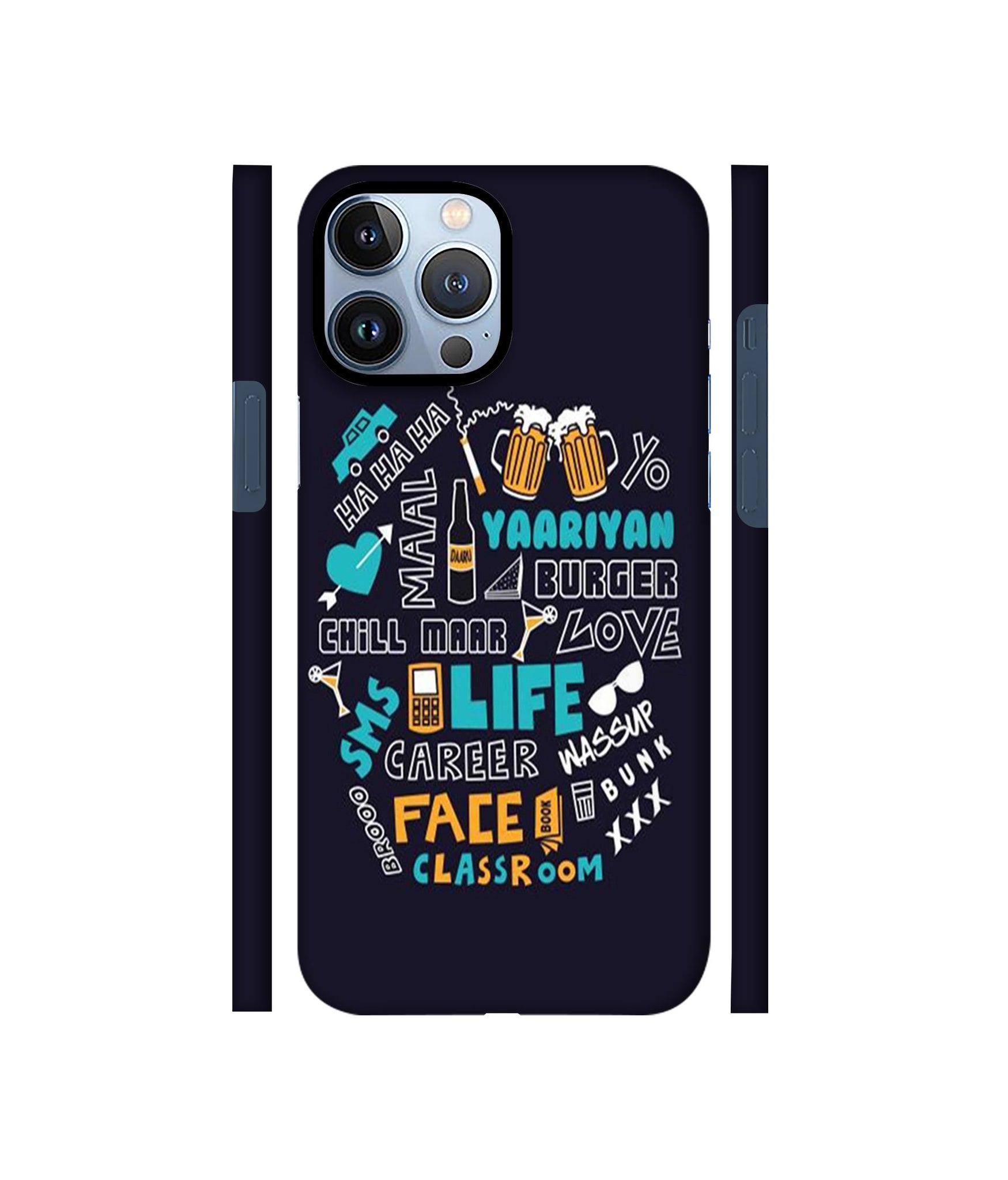 Funny Quote Designer Hard Back Cover for Apple iPhone 13 Pro