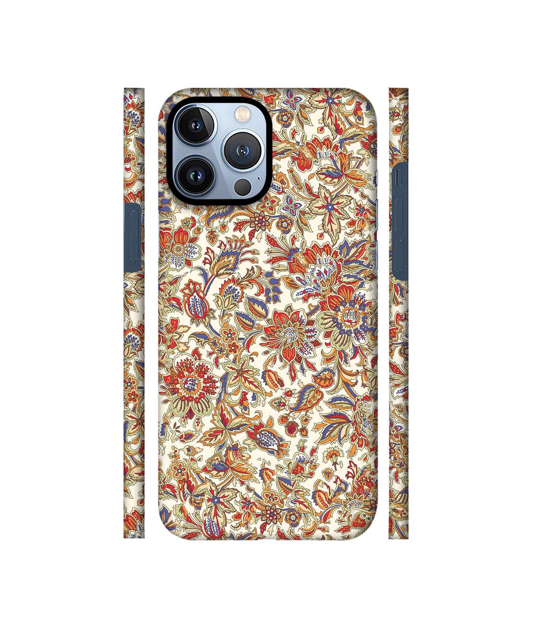 Floral Designer Hard Back Cover for Apple iPhone 13 Pro