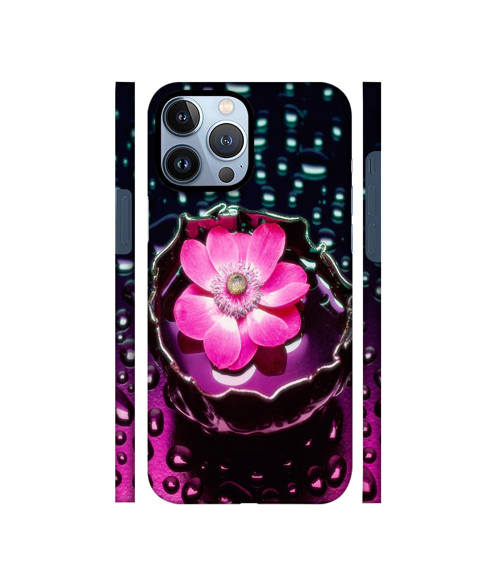 Flower in Water Designer Hard Back Cover for Apple iPhone 13 Pro
