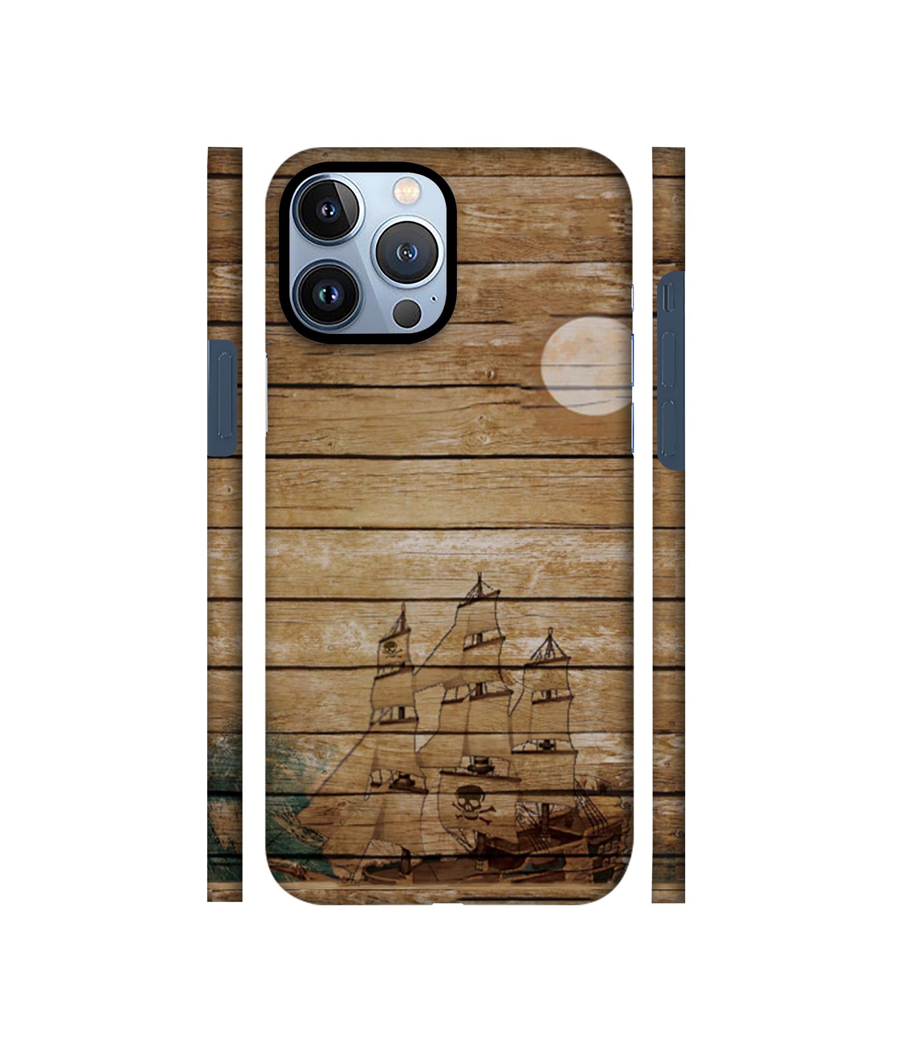 Wooden Pattern Designer Hard Back Cover for Apple iPhone 13 Pro