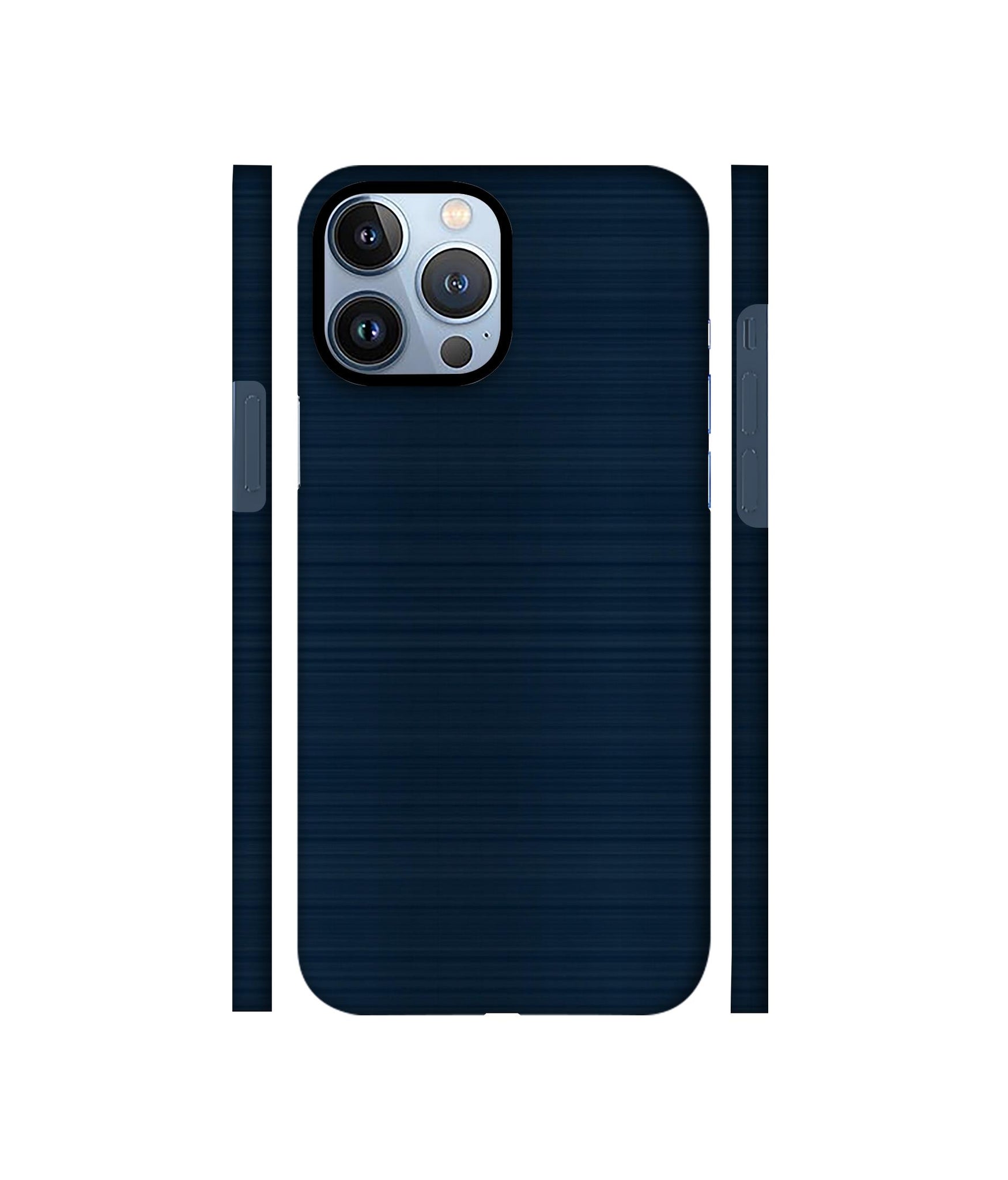 Blue Line Designer Hard Back Cover for Apple iPhone 13 Pro