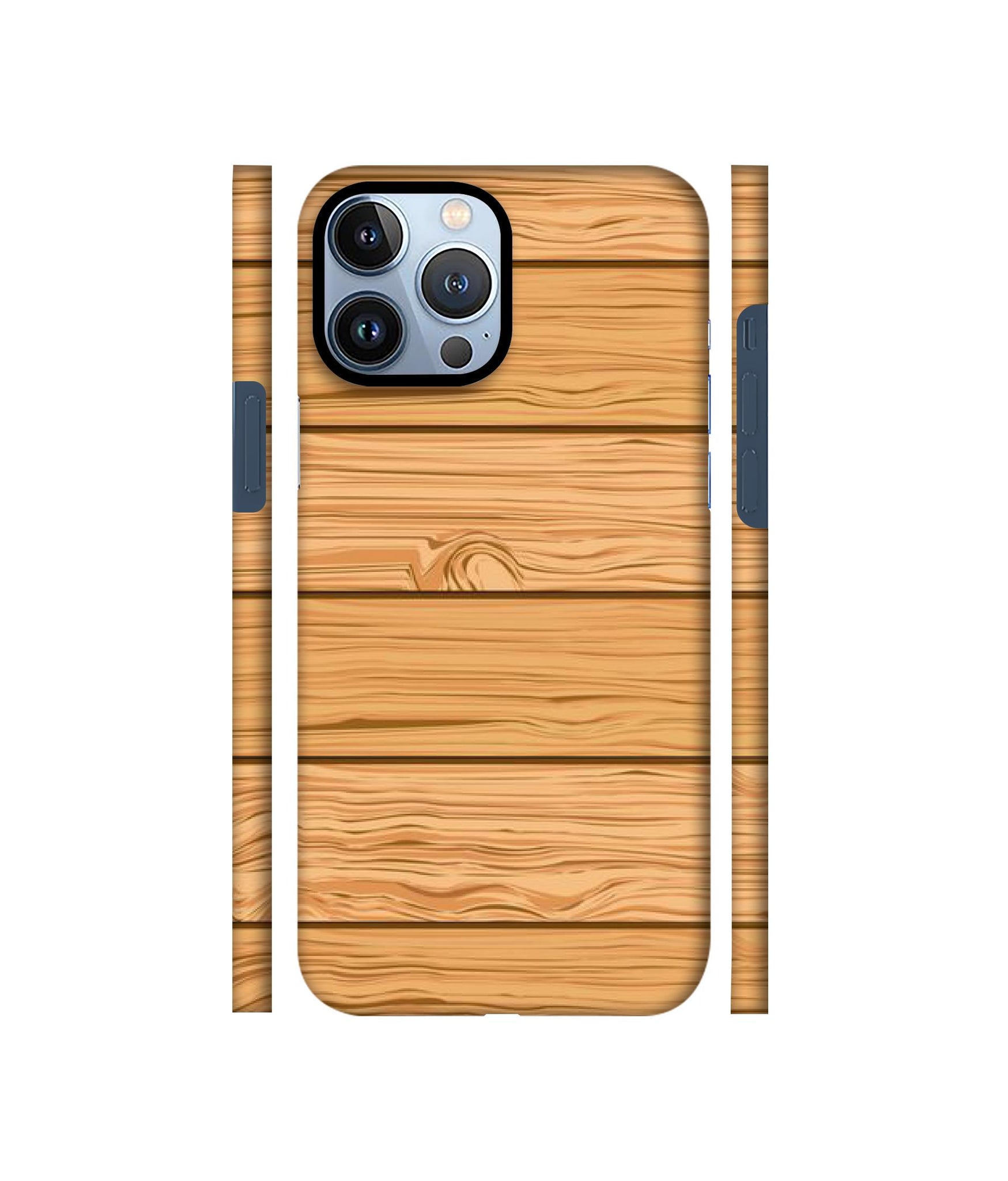 Wooden Texture Pattern Designer Hard Back Cover for Apple iPhone 13 Pro