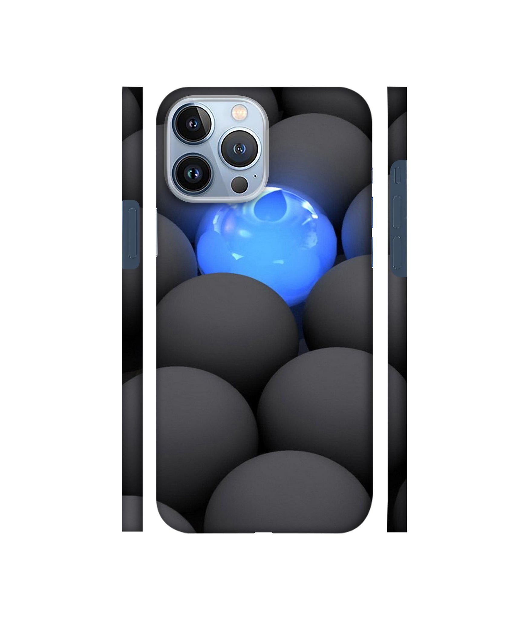 Balls Dark Neon Sight Surface Designer Hard Back Cover for Apple iPhone 13 Pro