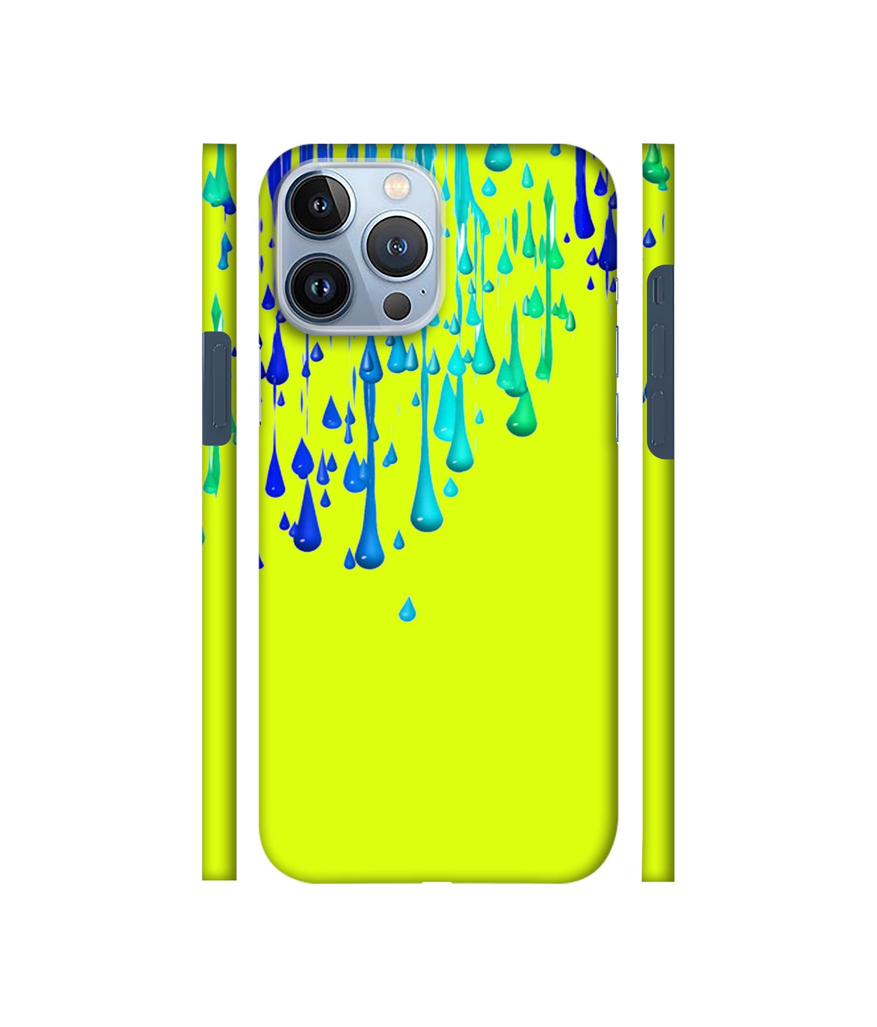 Neon Paint Designer Hard Back Cover for Apple iPhone 13 Pro