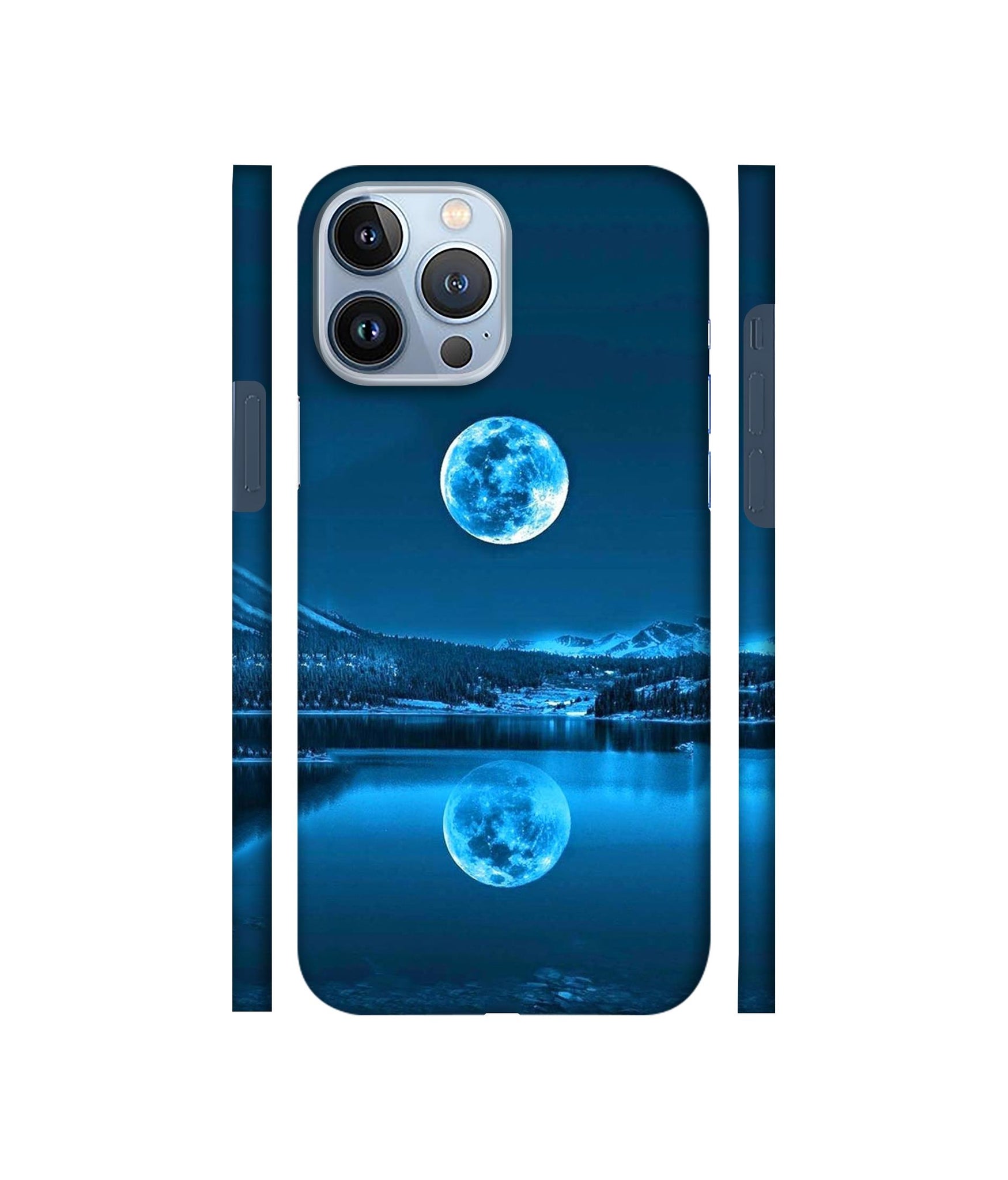 Awesome Moon Designer Hard Back Cover for Apple iPhone 13 Pro