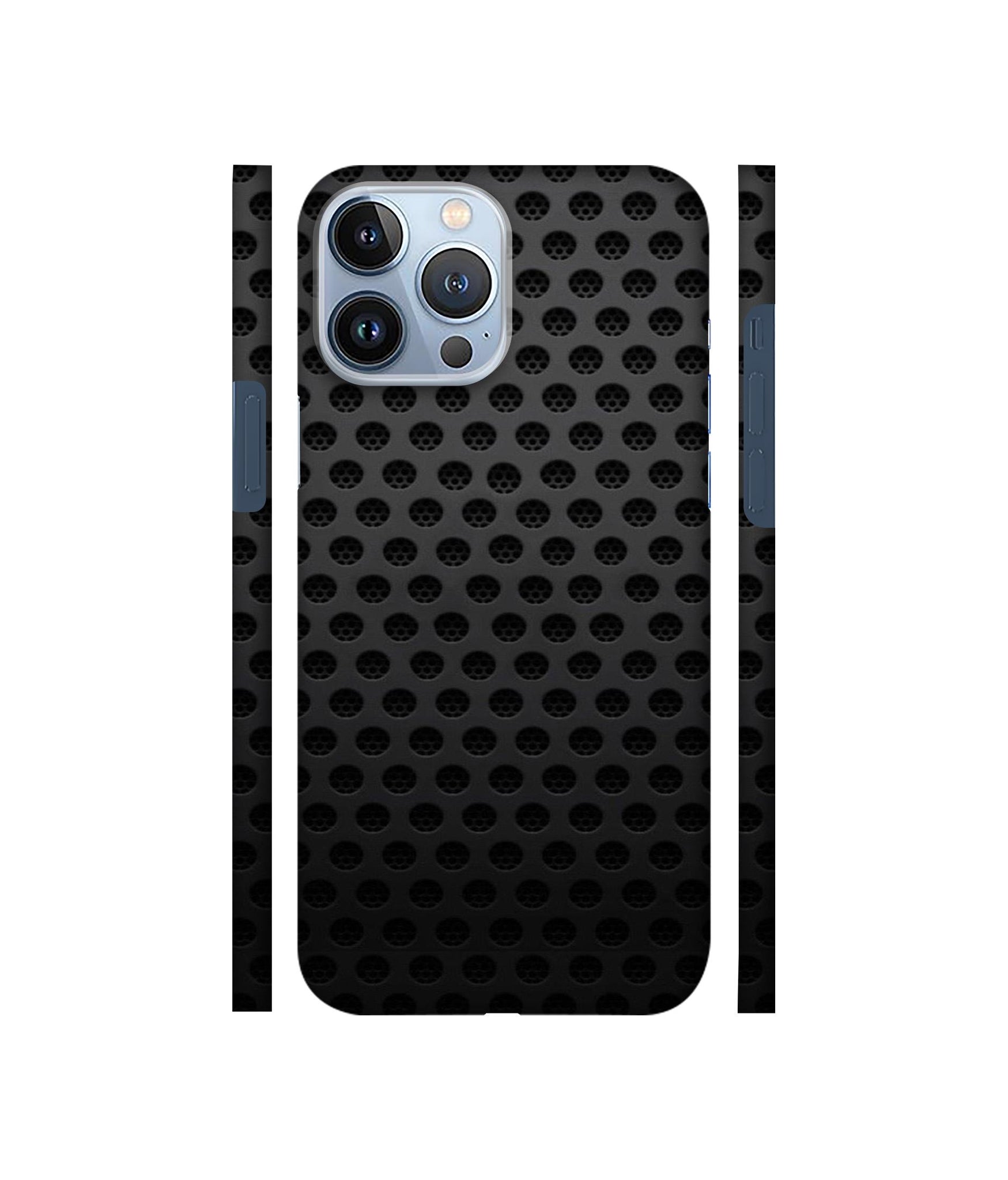 Black Circle Designer Hard Back Cover for Apple iPhone 13 Pro