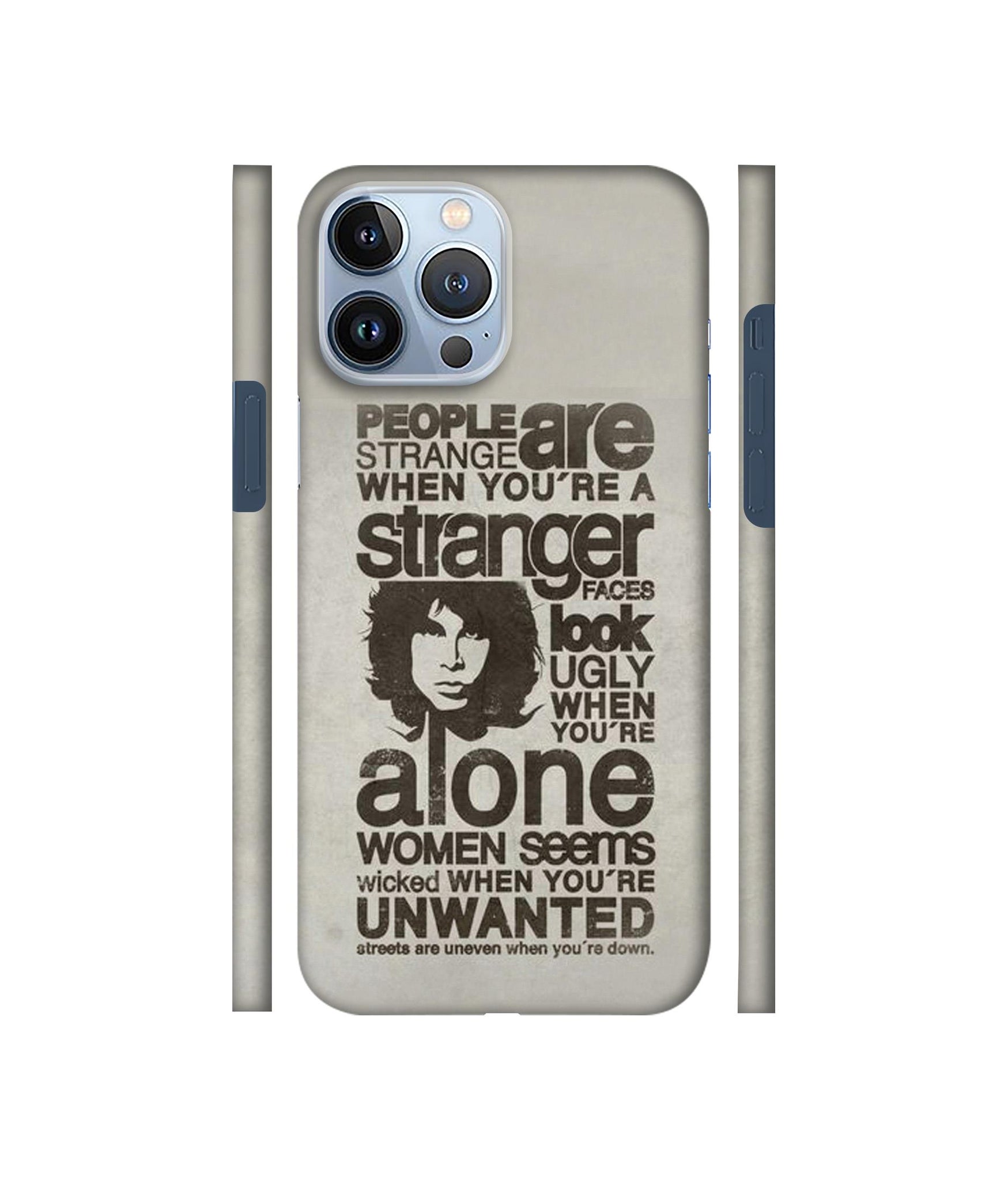 Quotes Pattern Designer Hard Back Cover for Apple iPhone 13 Pro