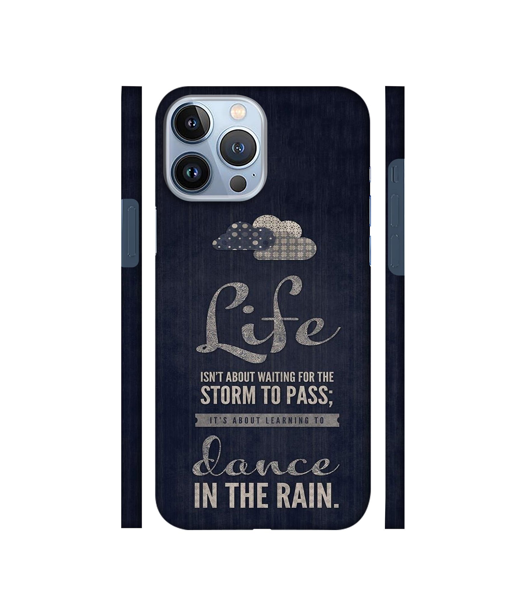 Life in The Rain Designer Hard Back Cover for Apple iPhone 13 Pro