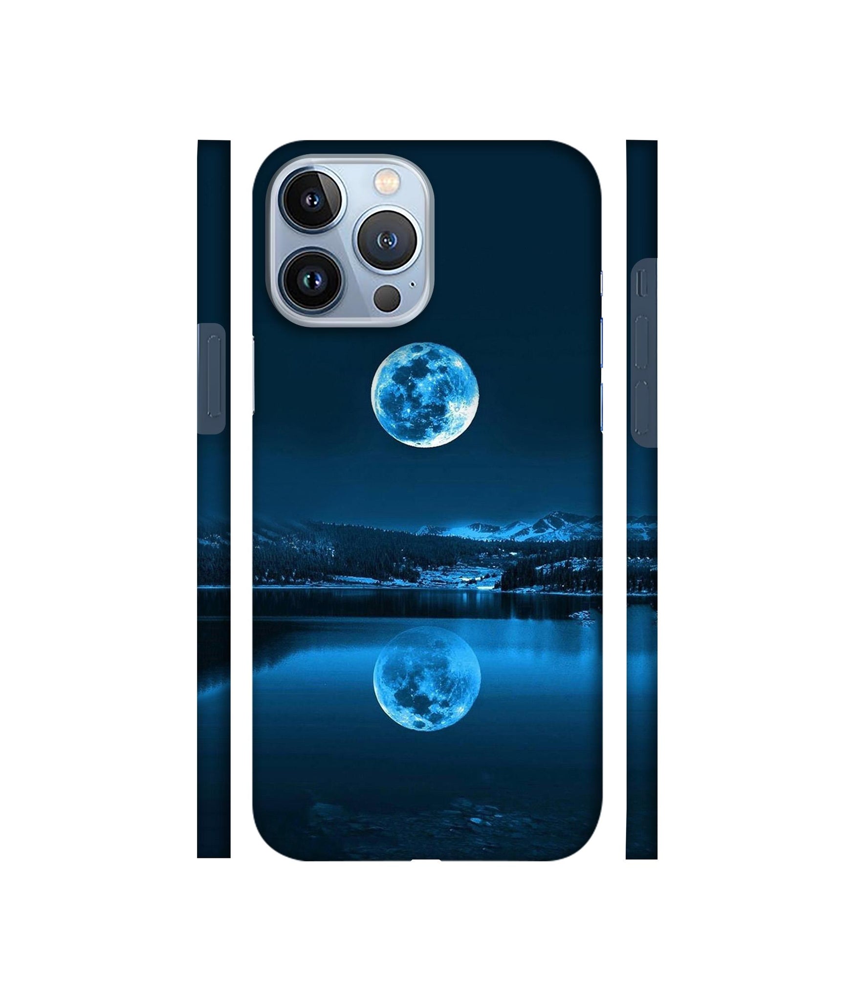 Moon Pattern Print Designer Hard Back Cover for Apple iPhone 13 Pro