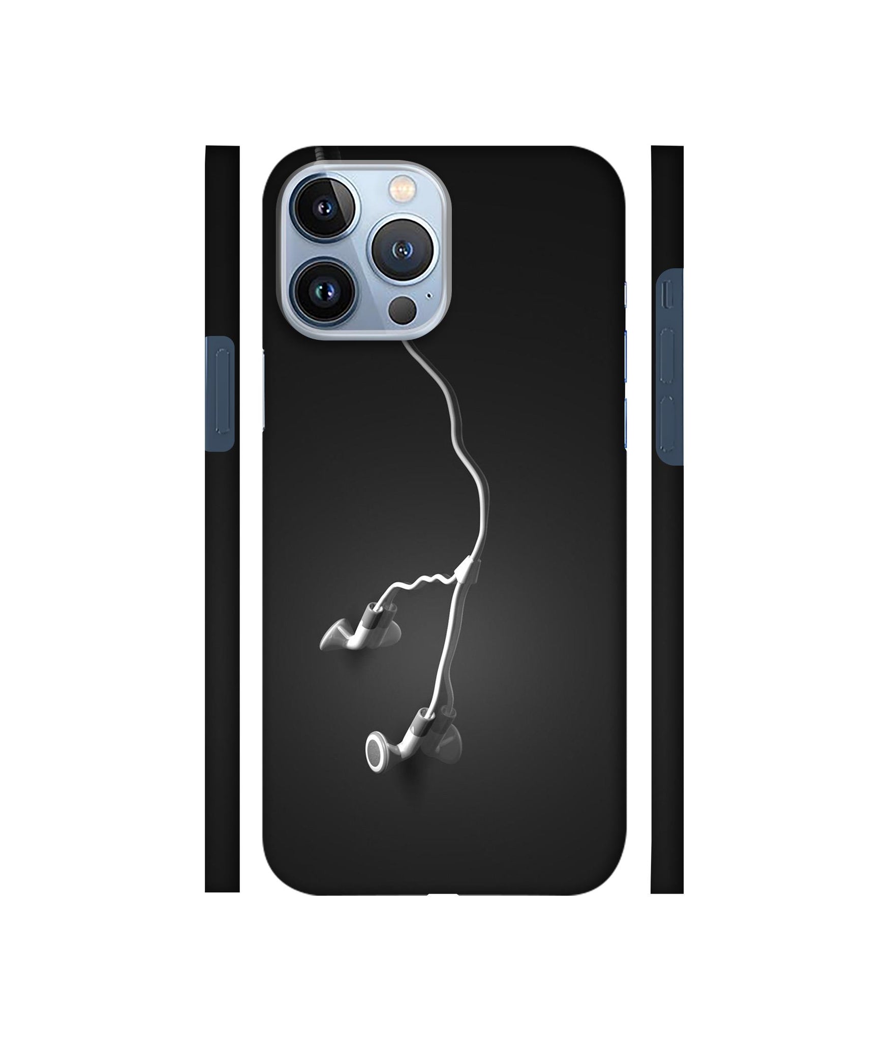 Headphone Designer Hard Back Cover for Apple iPhone 13 Pro