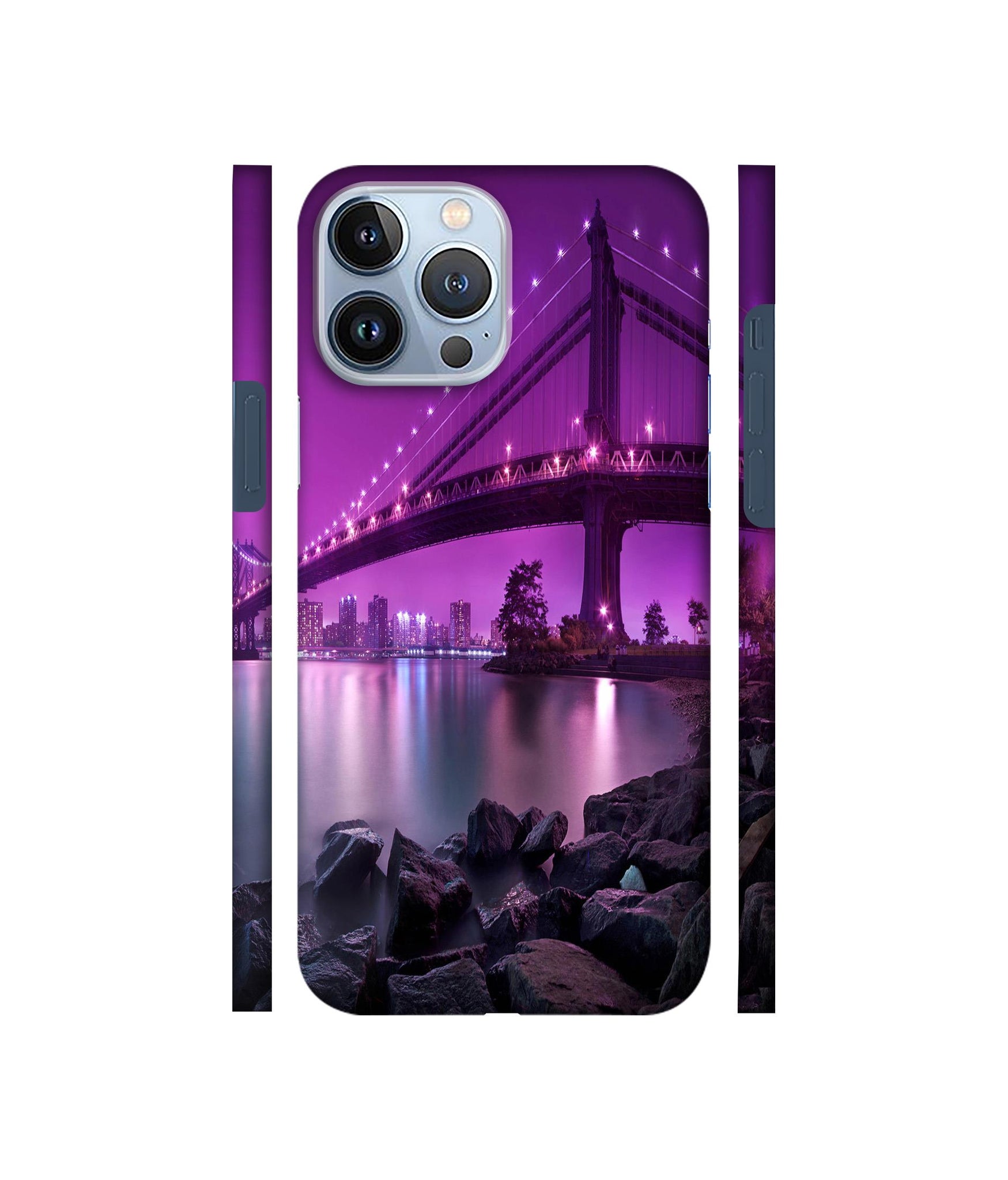 Manhattan Bridge Designer Hard Back Cover for Apple iPhone 13 Pro