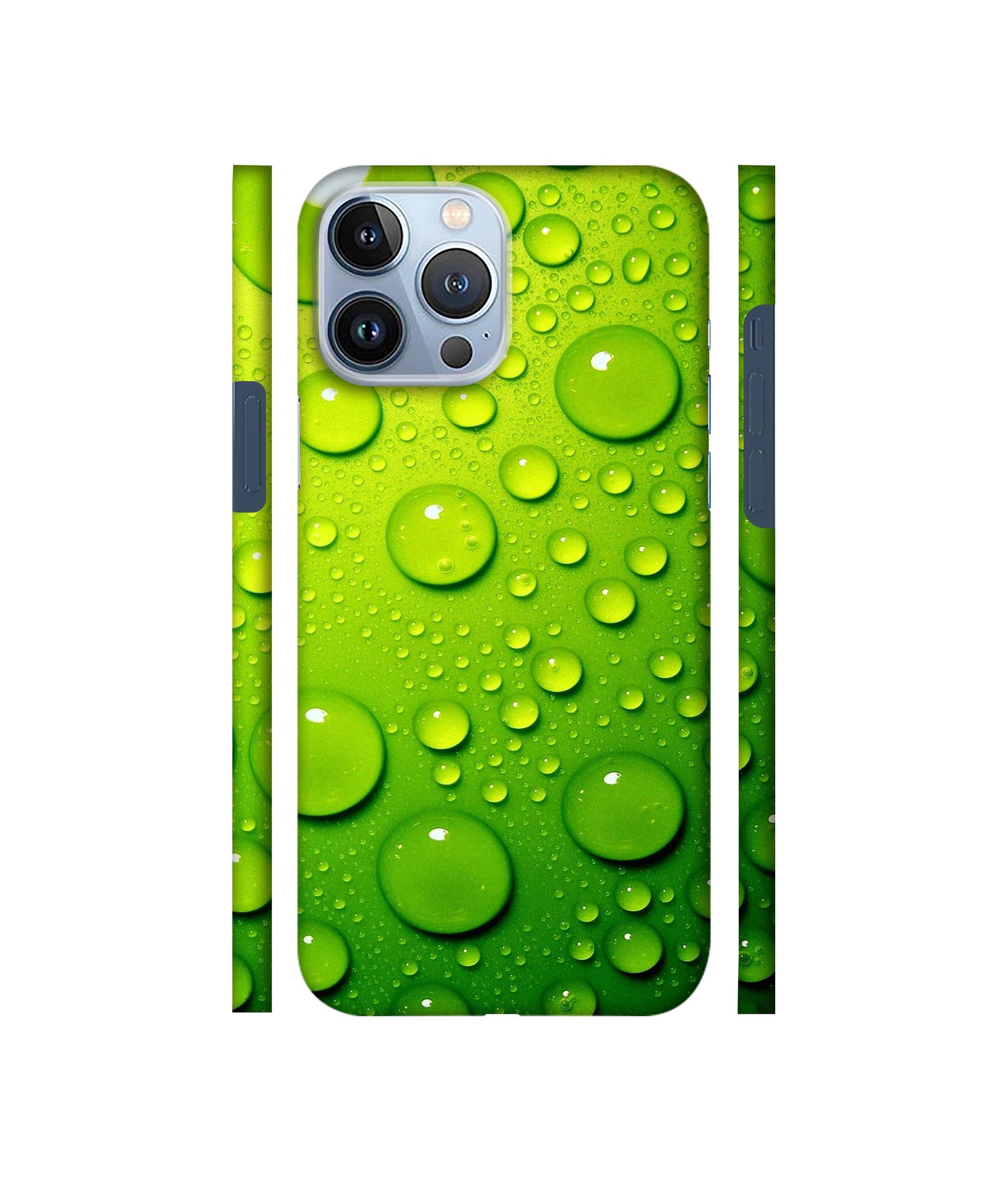 Green Bubbles Designer Hard Back Cover for Apple iPhone 13 Pro