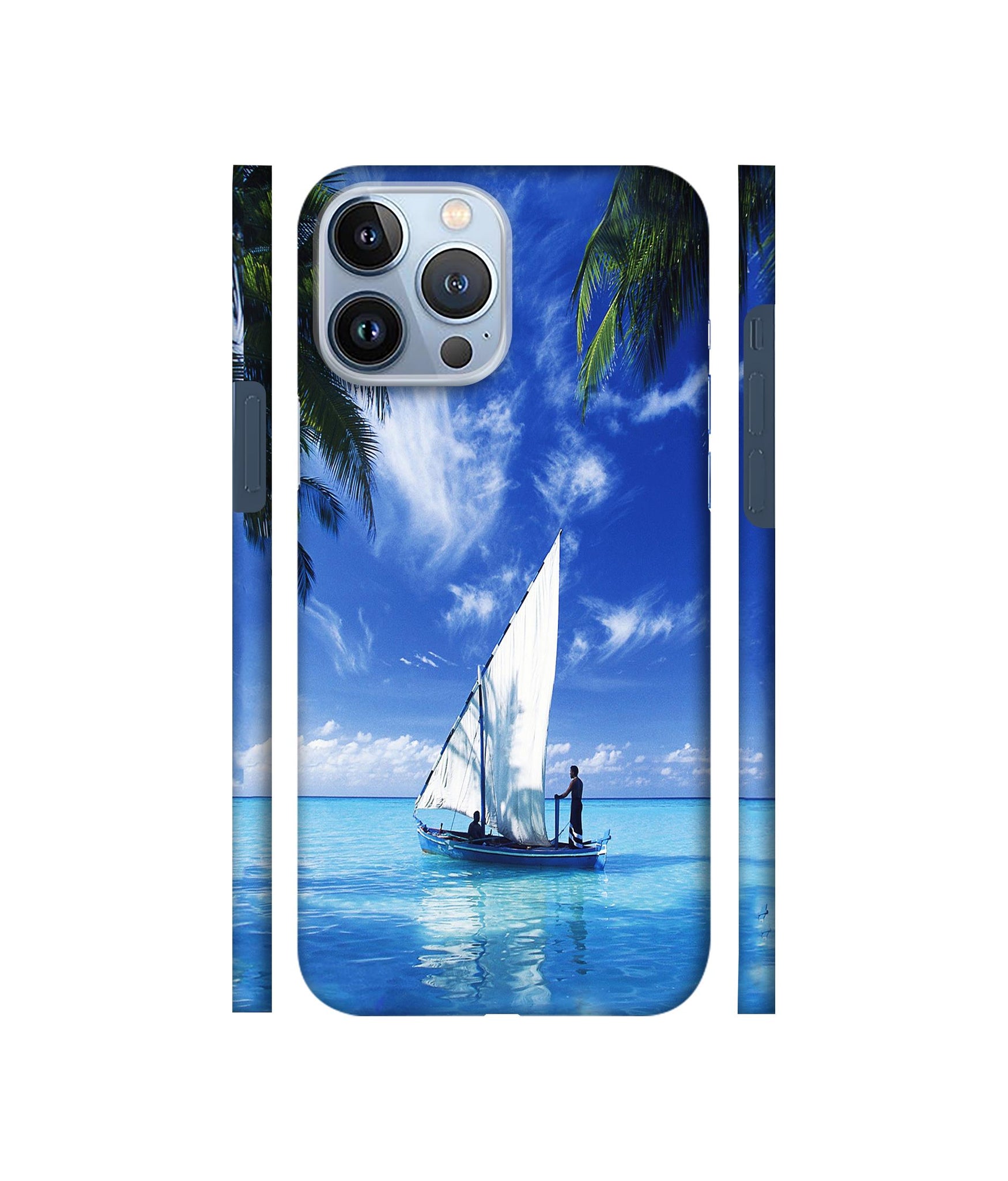 Indian Ocean Designer Hard Back Cover for Apple iPhone 13 Pro