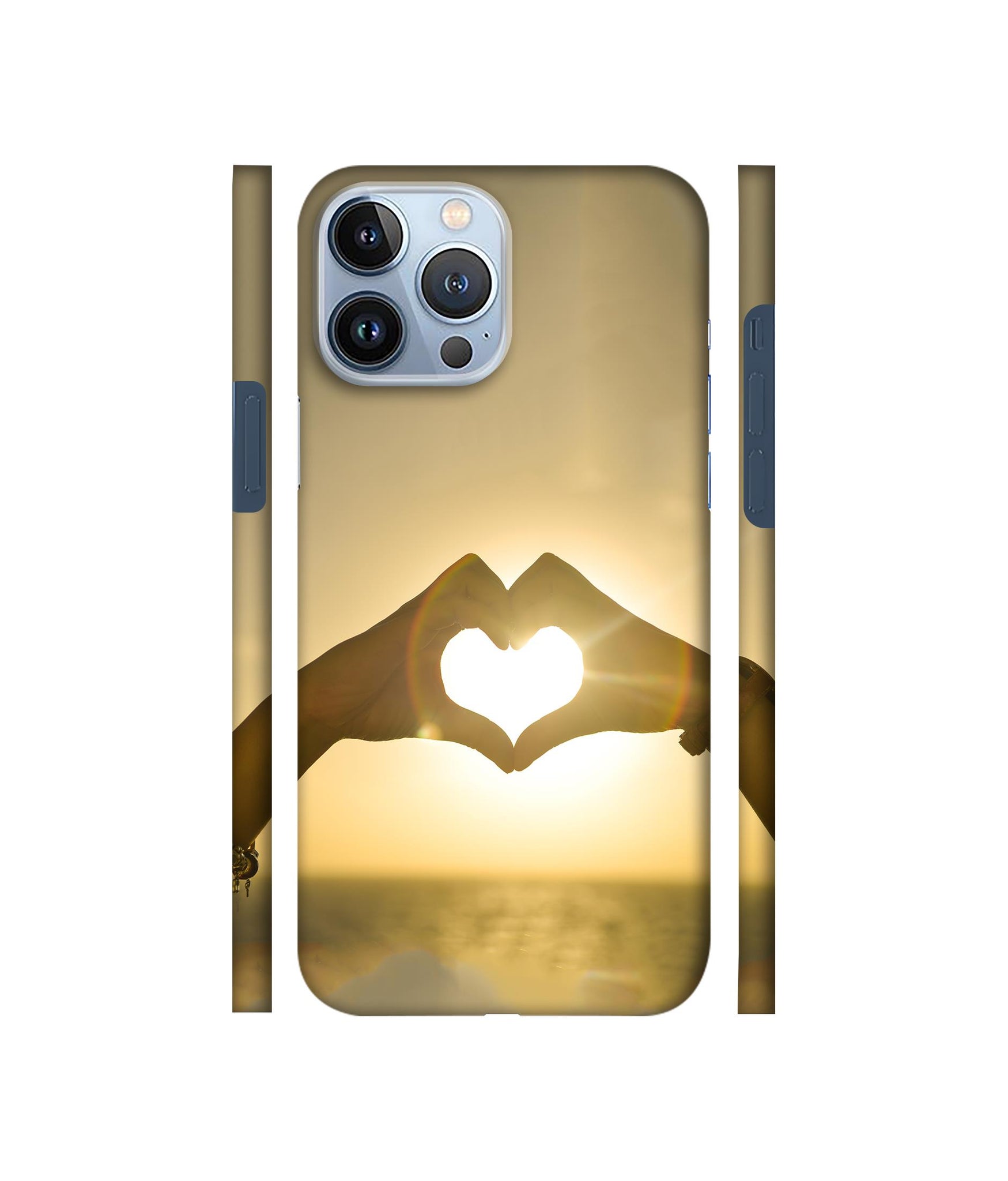 Heart in Hand Shape Designer Hard Back Cover for Apple iPhone 13 Pro