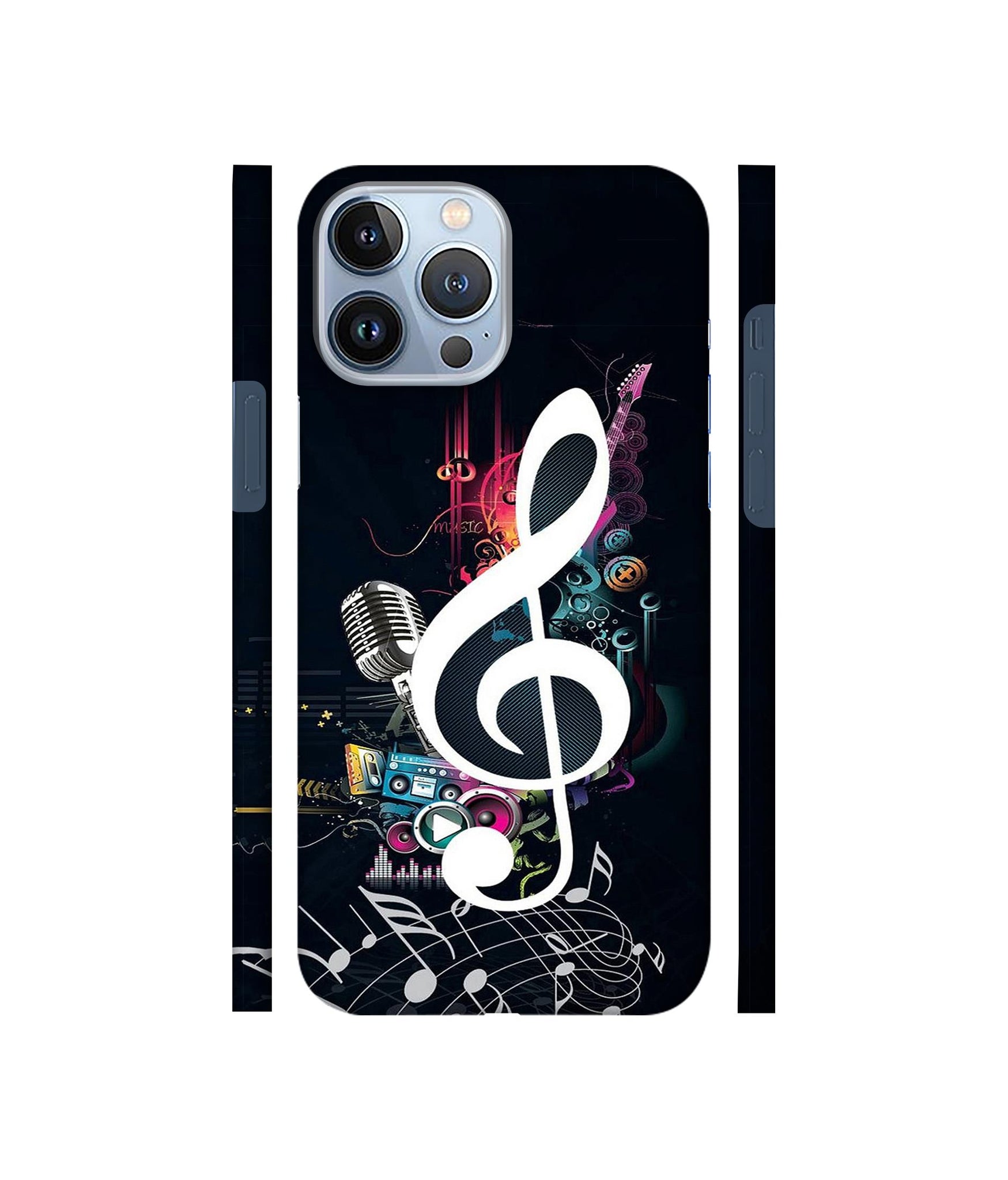 Mike and Music Designer Hard Back Cover for Apple iPhone 13 Pro