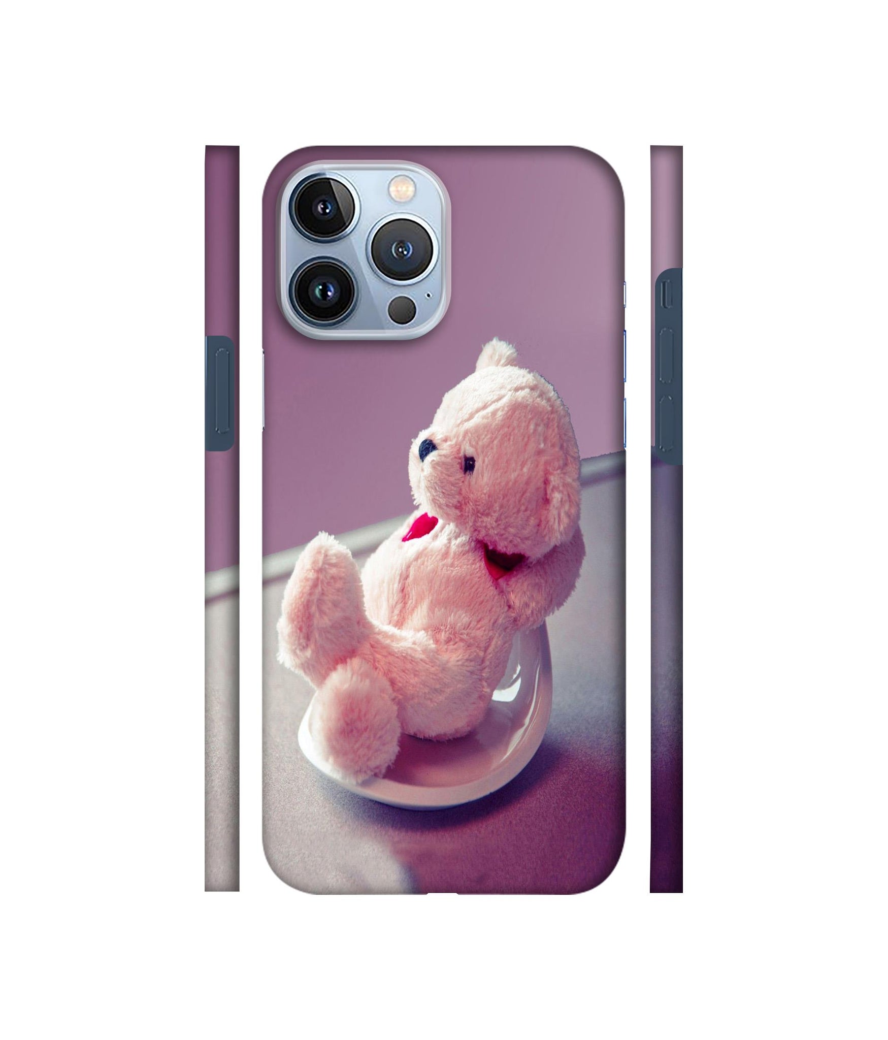 Cute Teddy Bear Designer Hard Back Cover for Apple iPhone 13 Pro