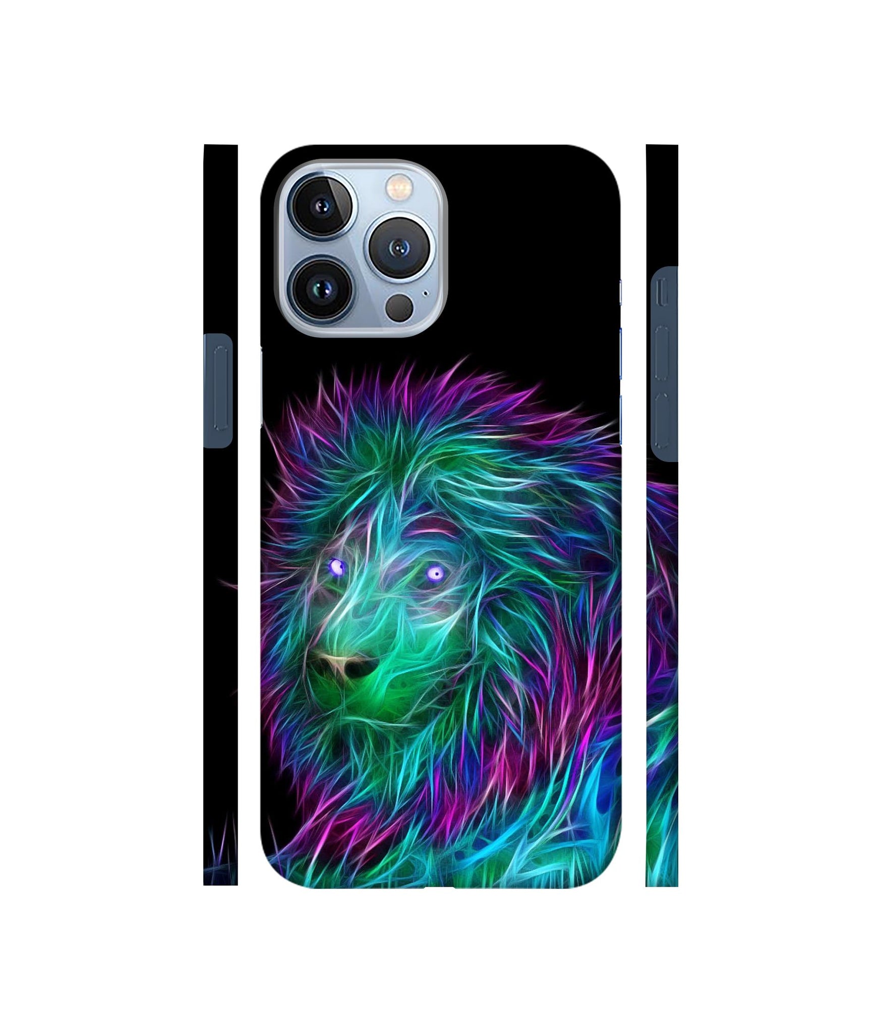 3D Lion Designer Hard Back Cover for Apple iPhone 13 Pro