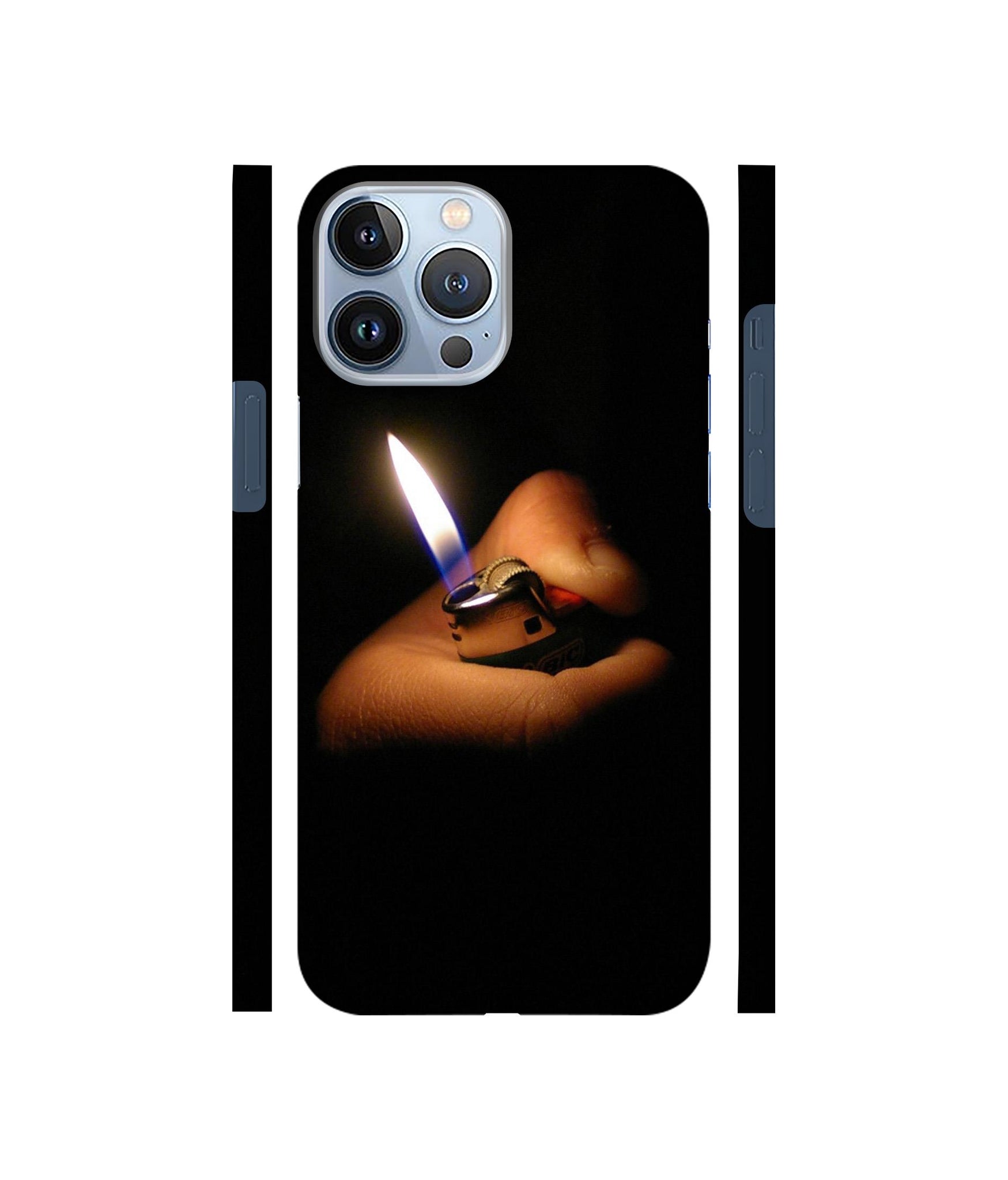 Lighter Flames Designer Hard Back Cover for Apple iPhone 13 Pro