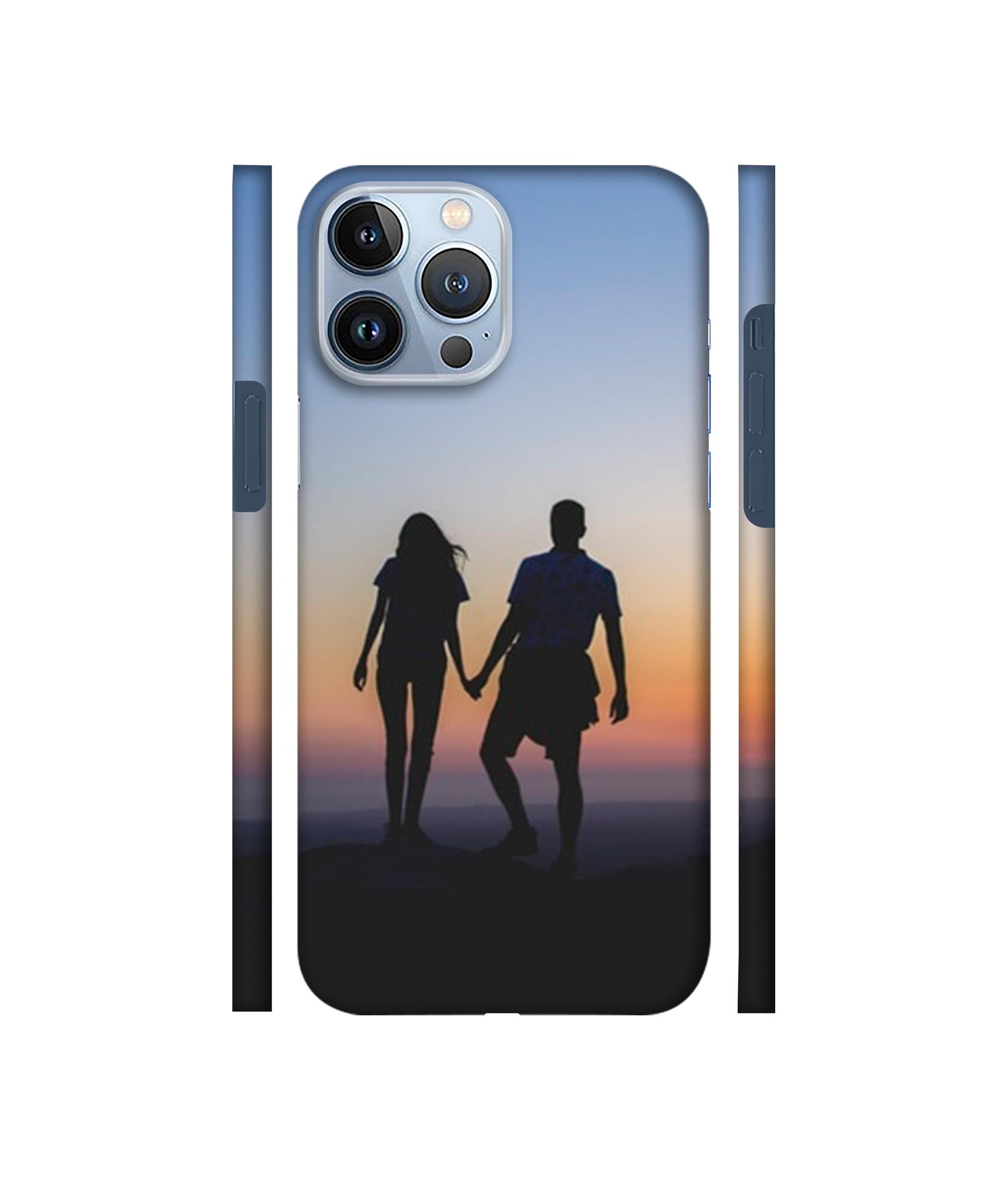 Couple On Beach Designer Hard Back Cover for Apple iPhone 13 Pro