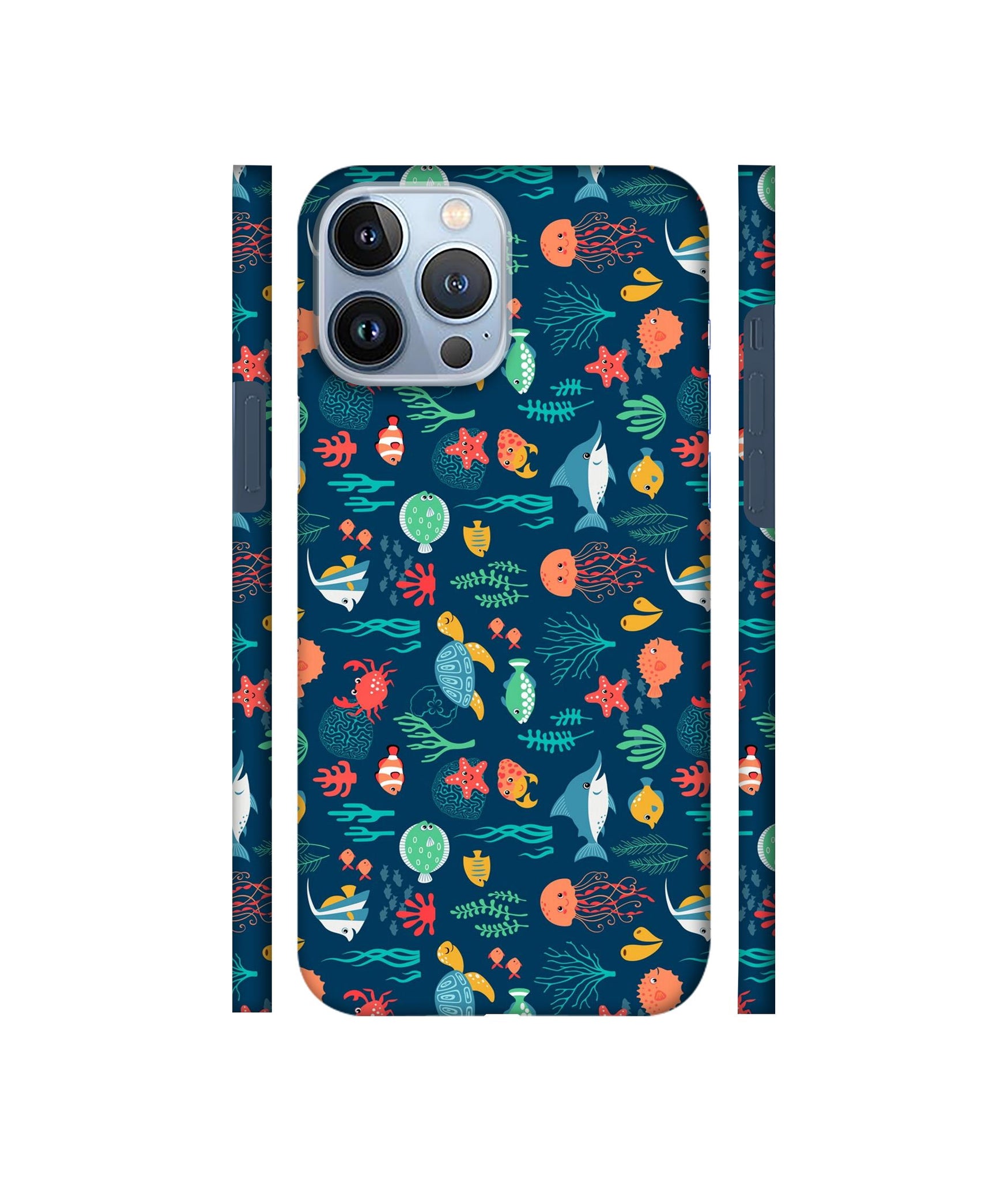 Aquarium Texture Designer Hard Back Cover for Apple iPhone 13 Pro