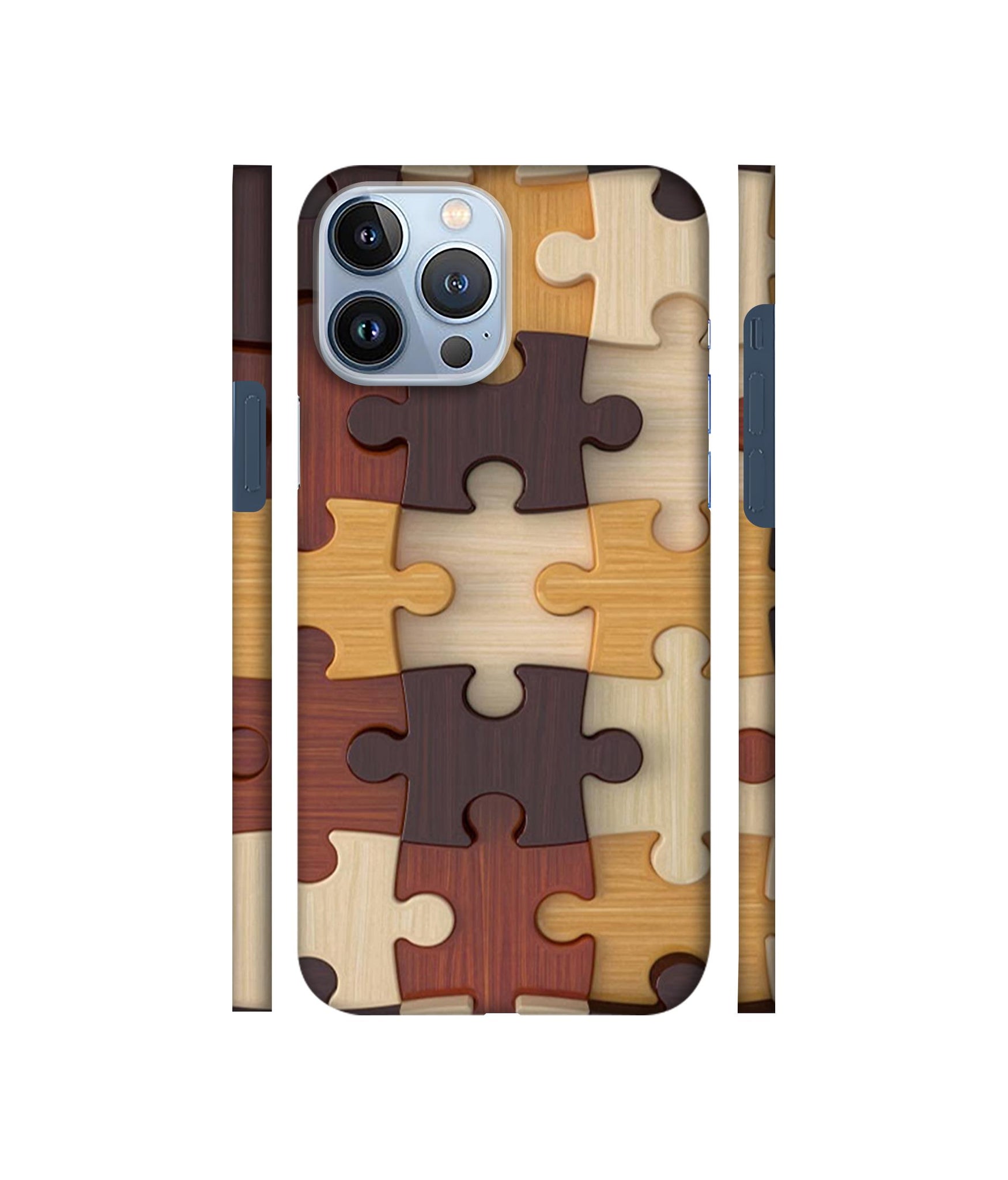 Puzzle Pattern Designer Hard Back Cover for Apple iPhone 13 Pro