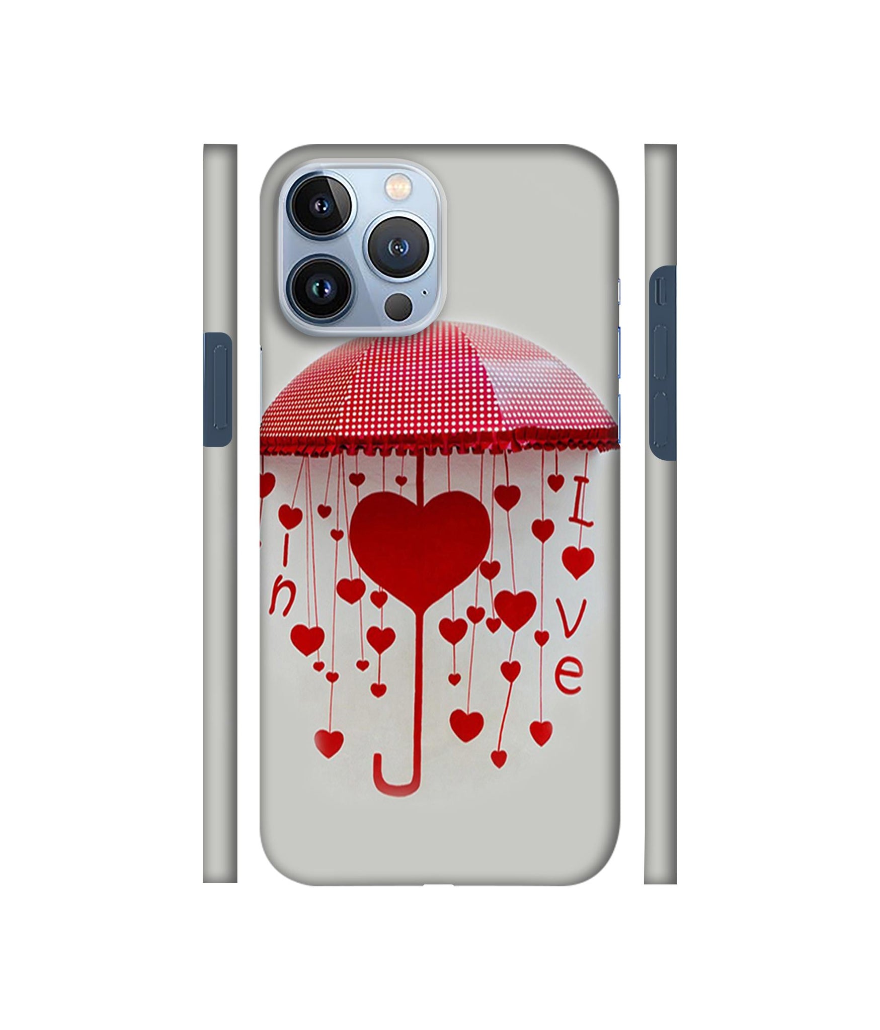 Love Heart Designer Hard Back Cover for Apple iPhone 13 Pro