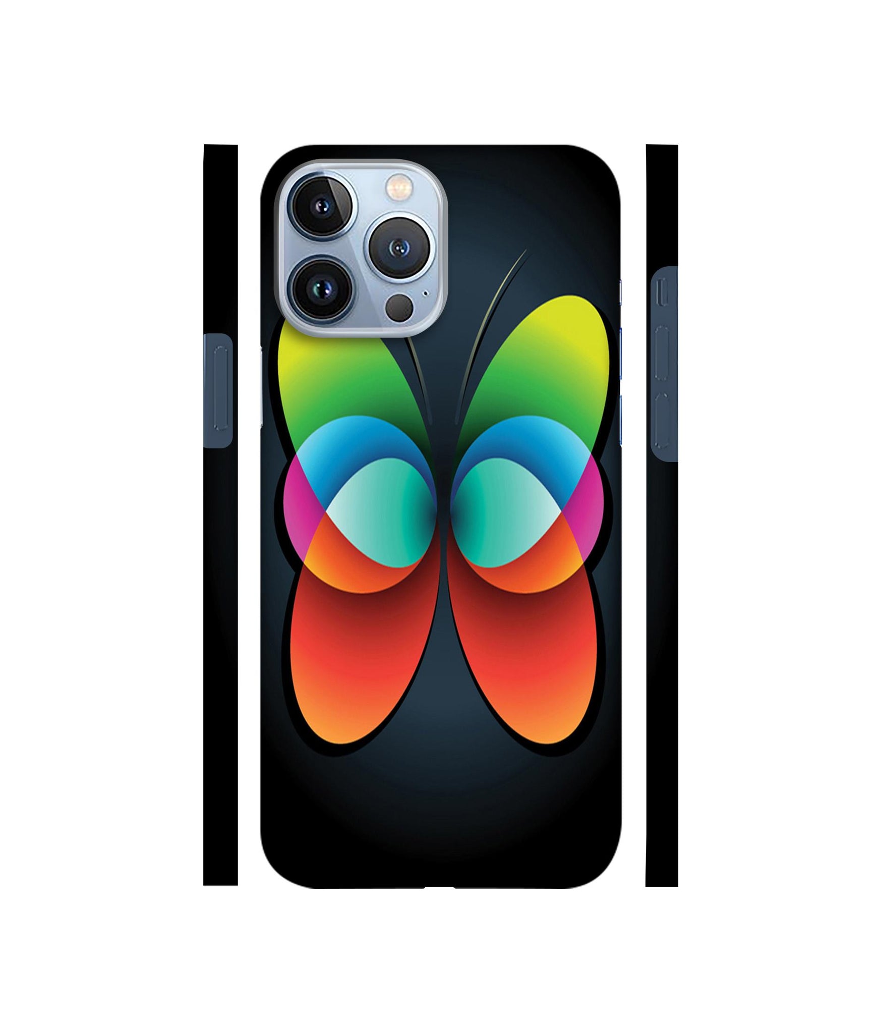 Colourfull Butterfly Designer Hard Back Cover for Apple iPhone 13 Pro