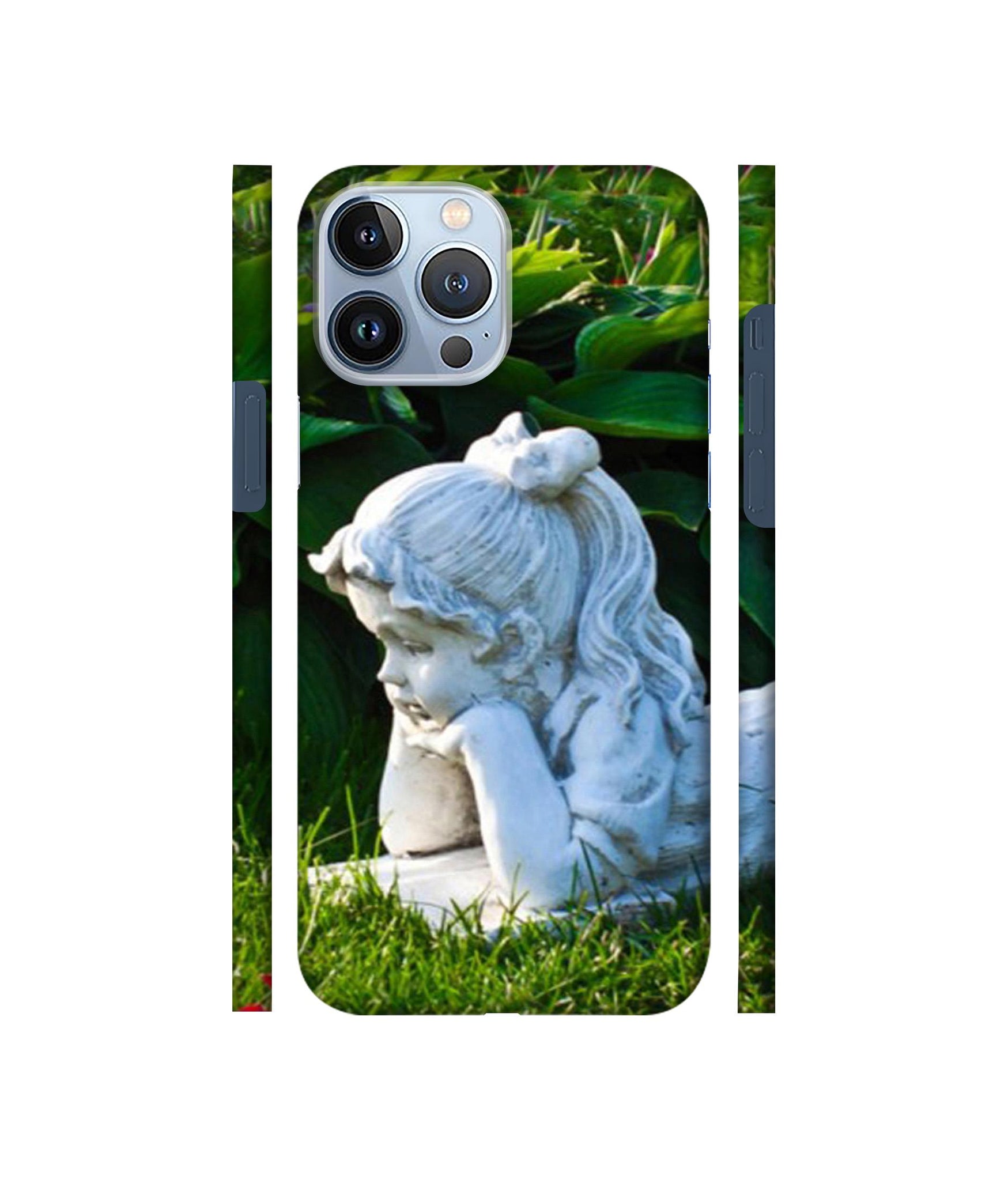 Statue of Girl Designer Hard Back Cover for Apple iPhone 13 Pro