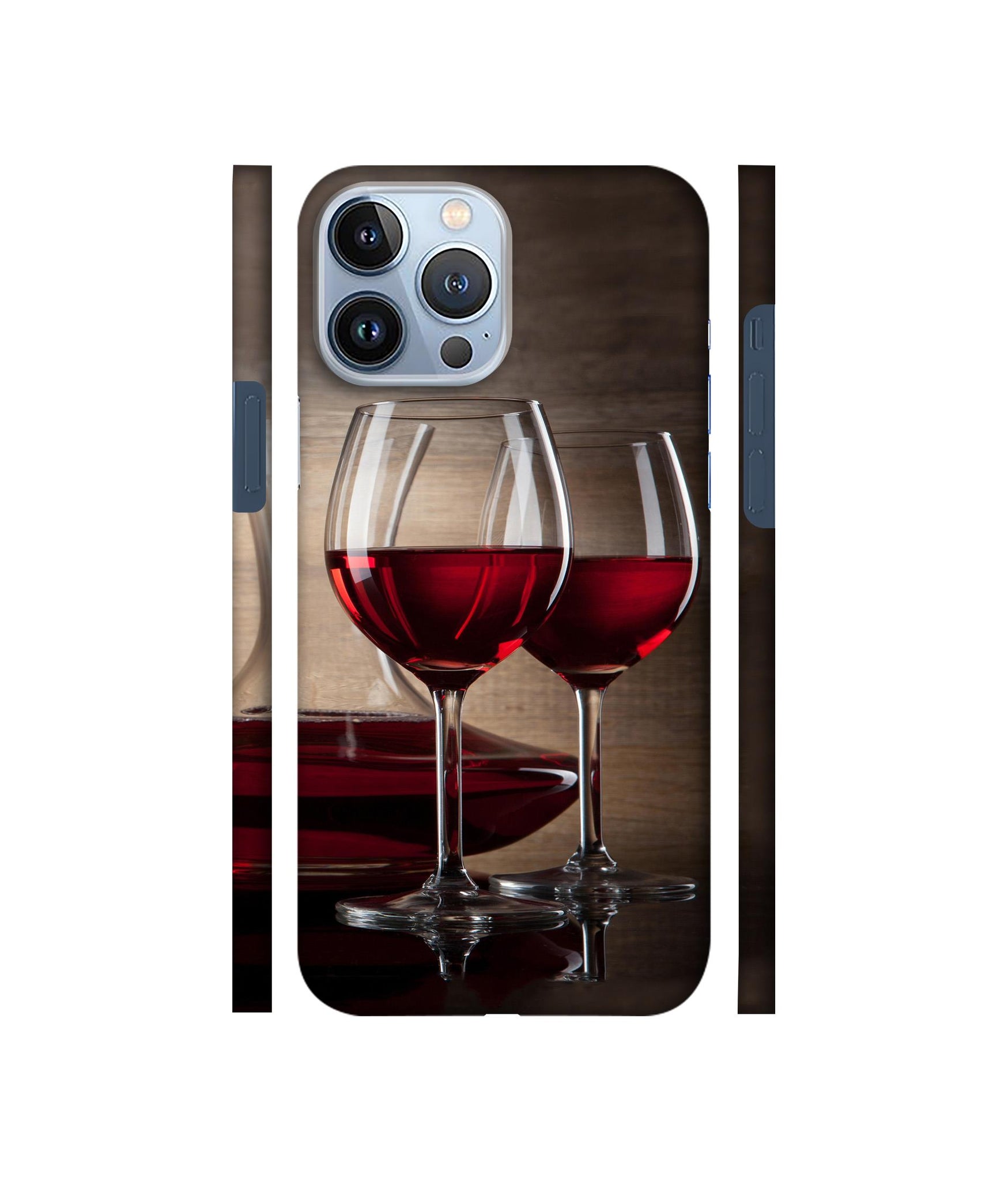 Wine Glass Designer Hard Back Cover for Apple iPhone 13 Pro