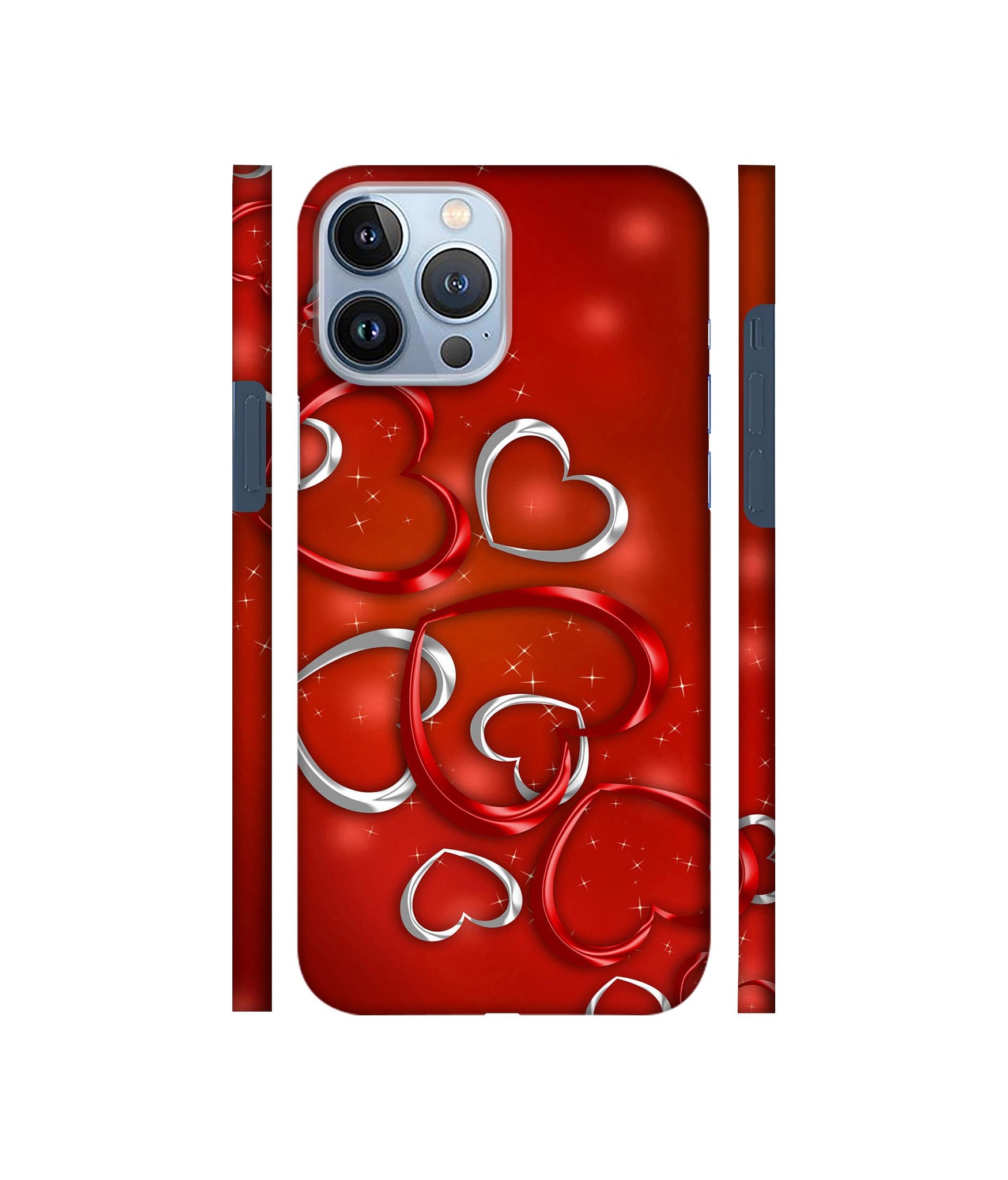 Hearts Designer Hard Back Cover for Apple iPhone 13 Pro