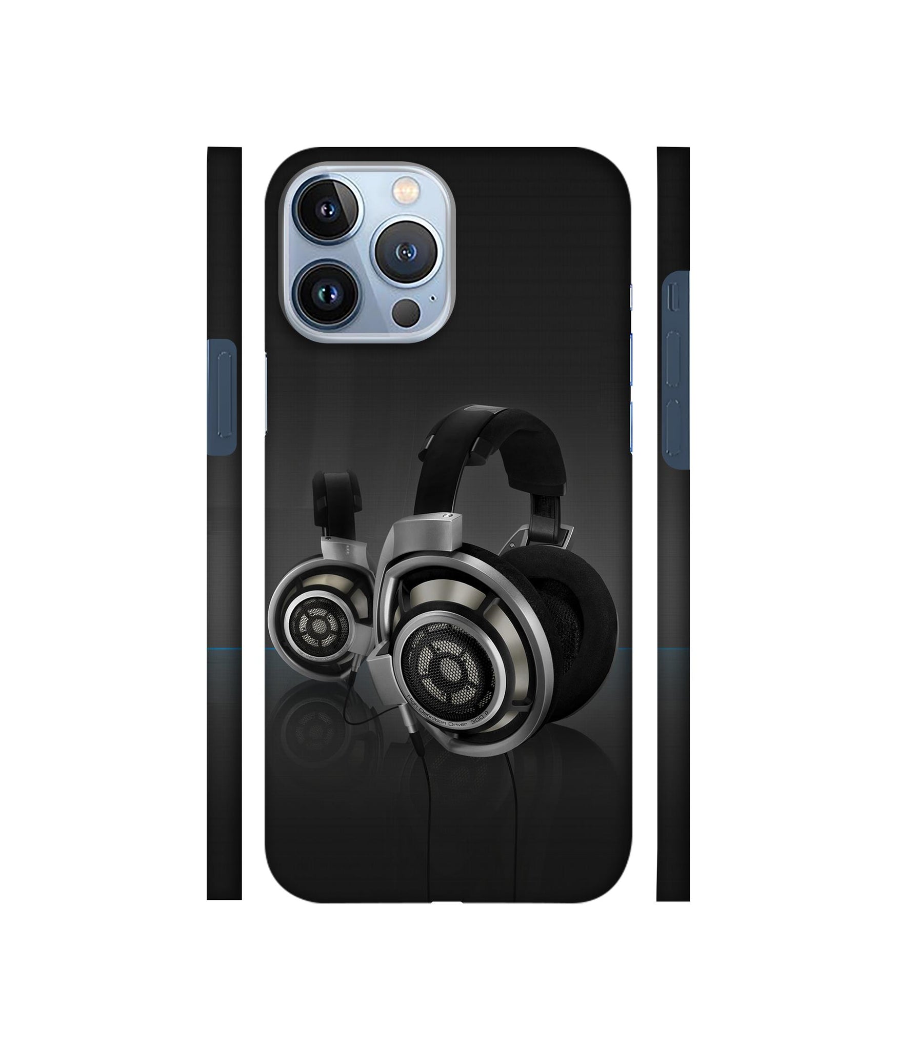 Head Phone Designer Hard Back Cover for Apple iPhone 13 Pro