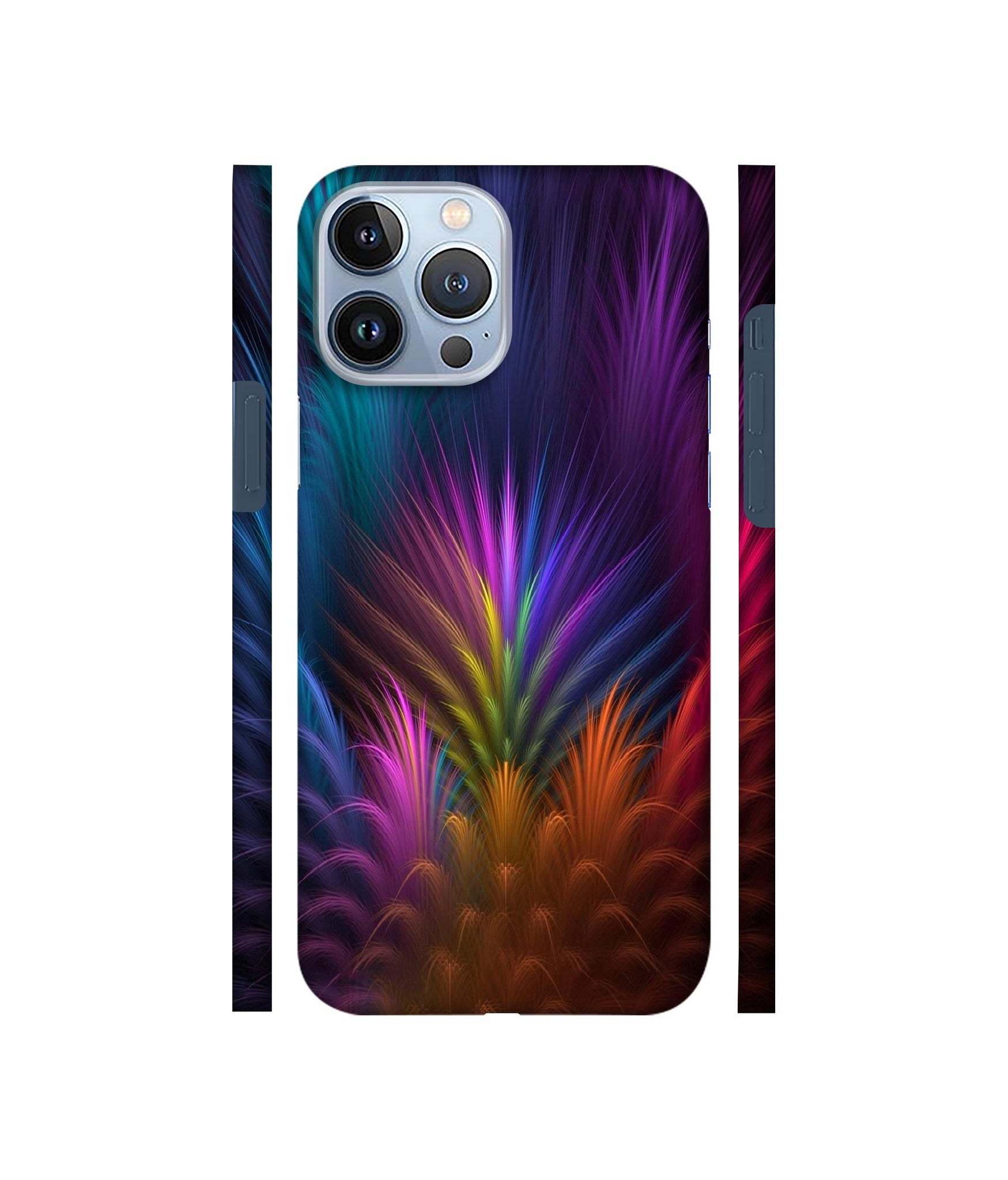 Multicoloured Designer Hard Back Cover for Apple iPhone 13 Pro