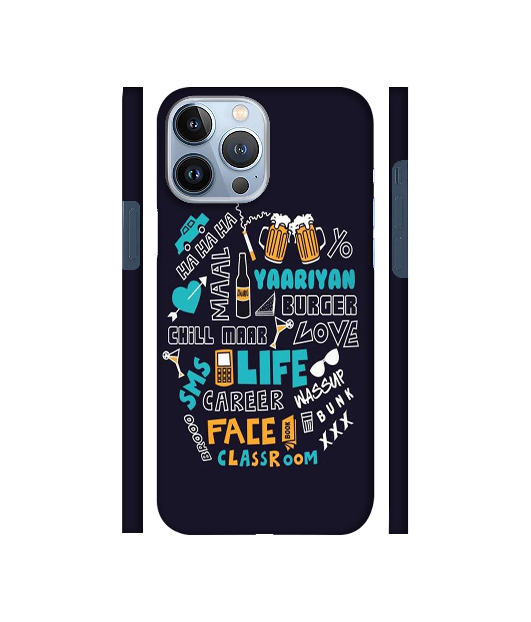Funny Quote Designer Hard Back Cover for Apple iPhone 13 Pro