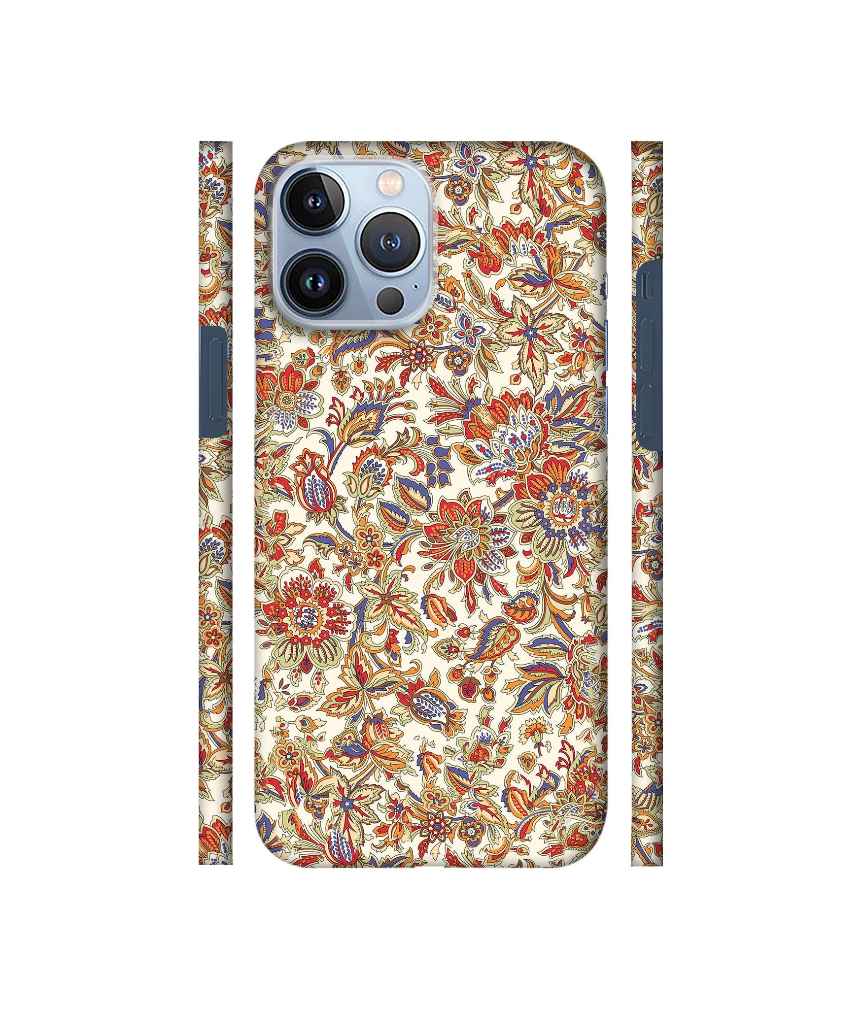 Floral Designer Hard Back Cover for Apple iPhone 13 Pro