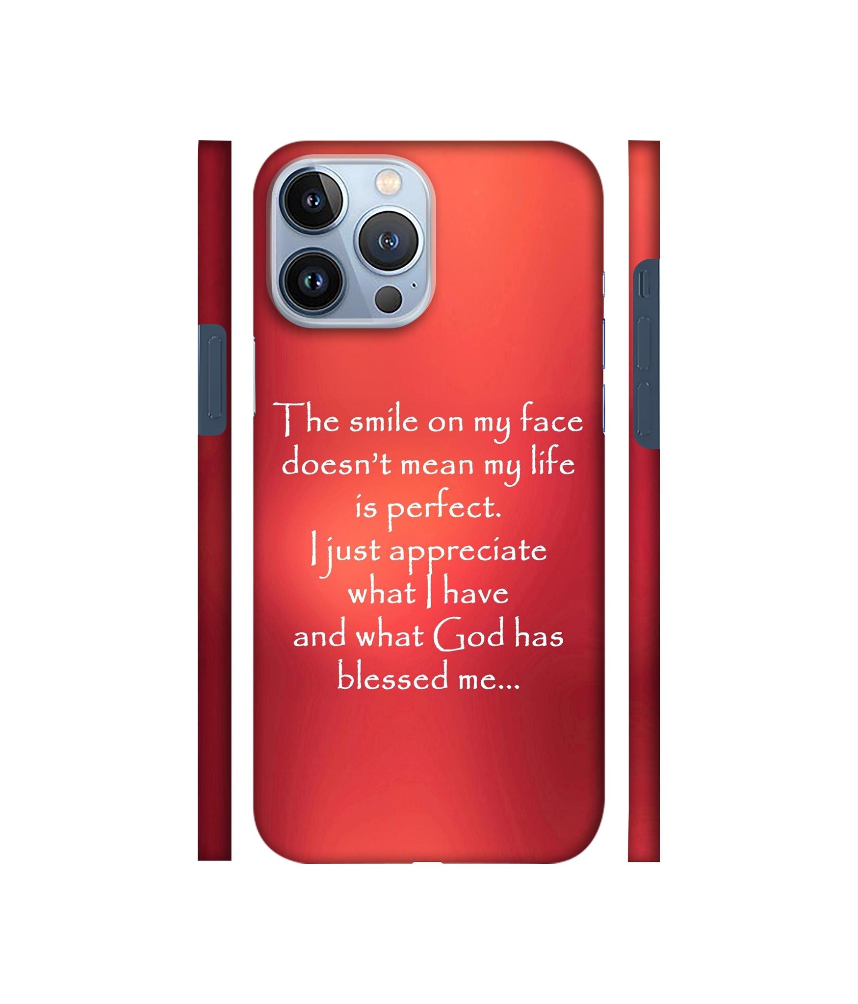 Quotes On Life Designer Hard Back Cover for Apple iPhone 13 Pro