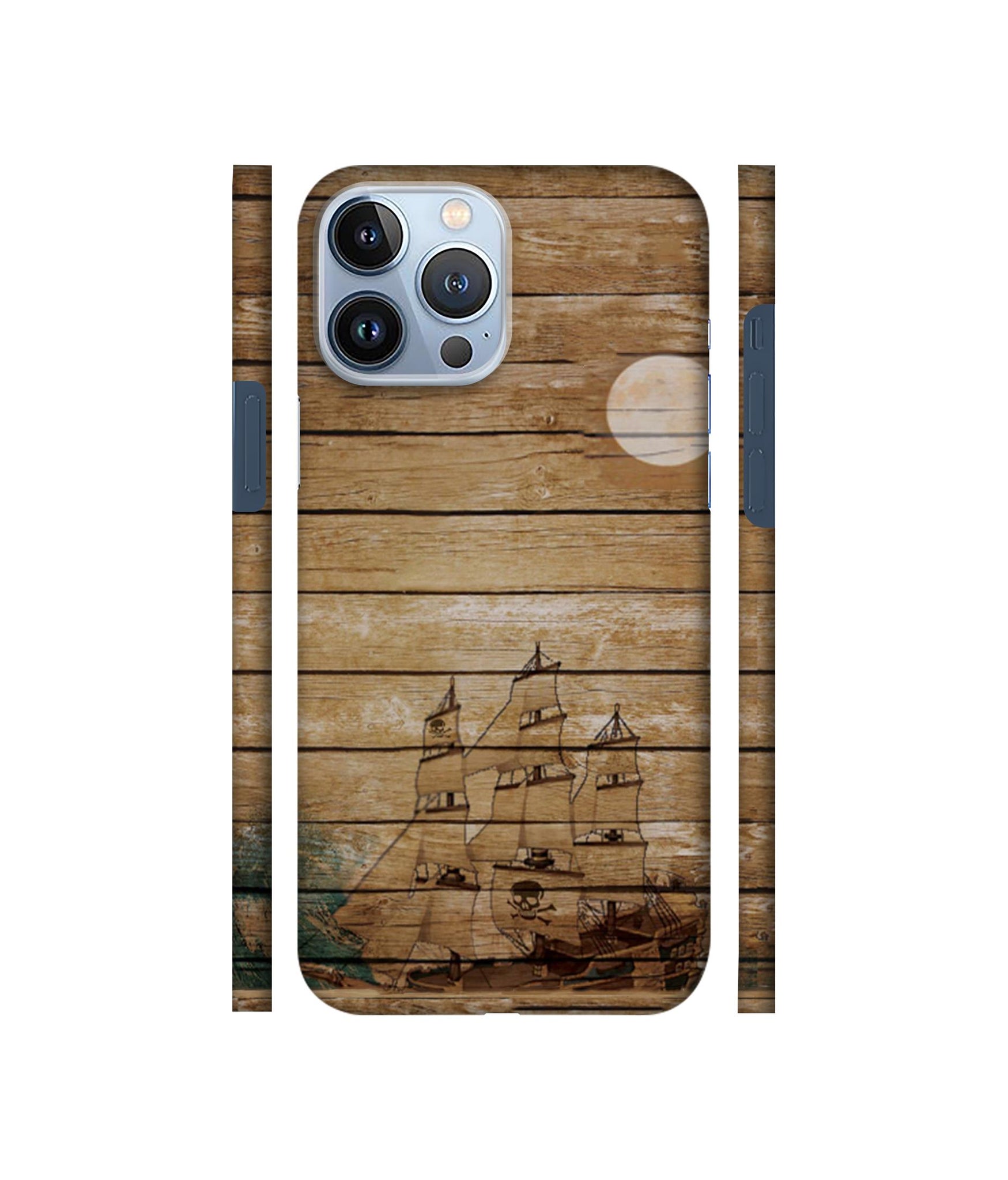 Wooden Pattern Designer Hard Back Cover for Apple iPhone 13 Pro