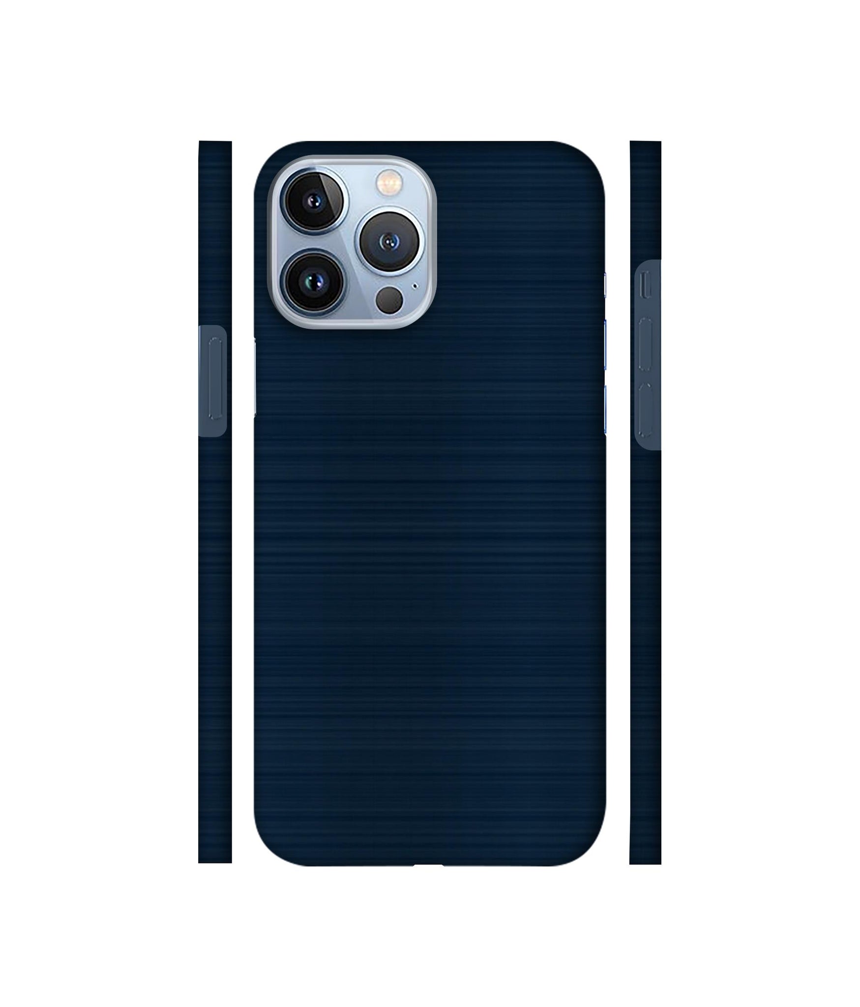 Blue Line Designer Hard Back Cover for Apple iPhone 13 Pro